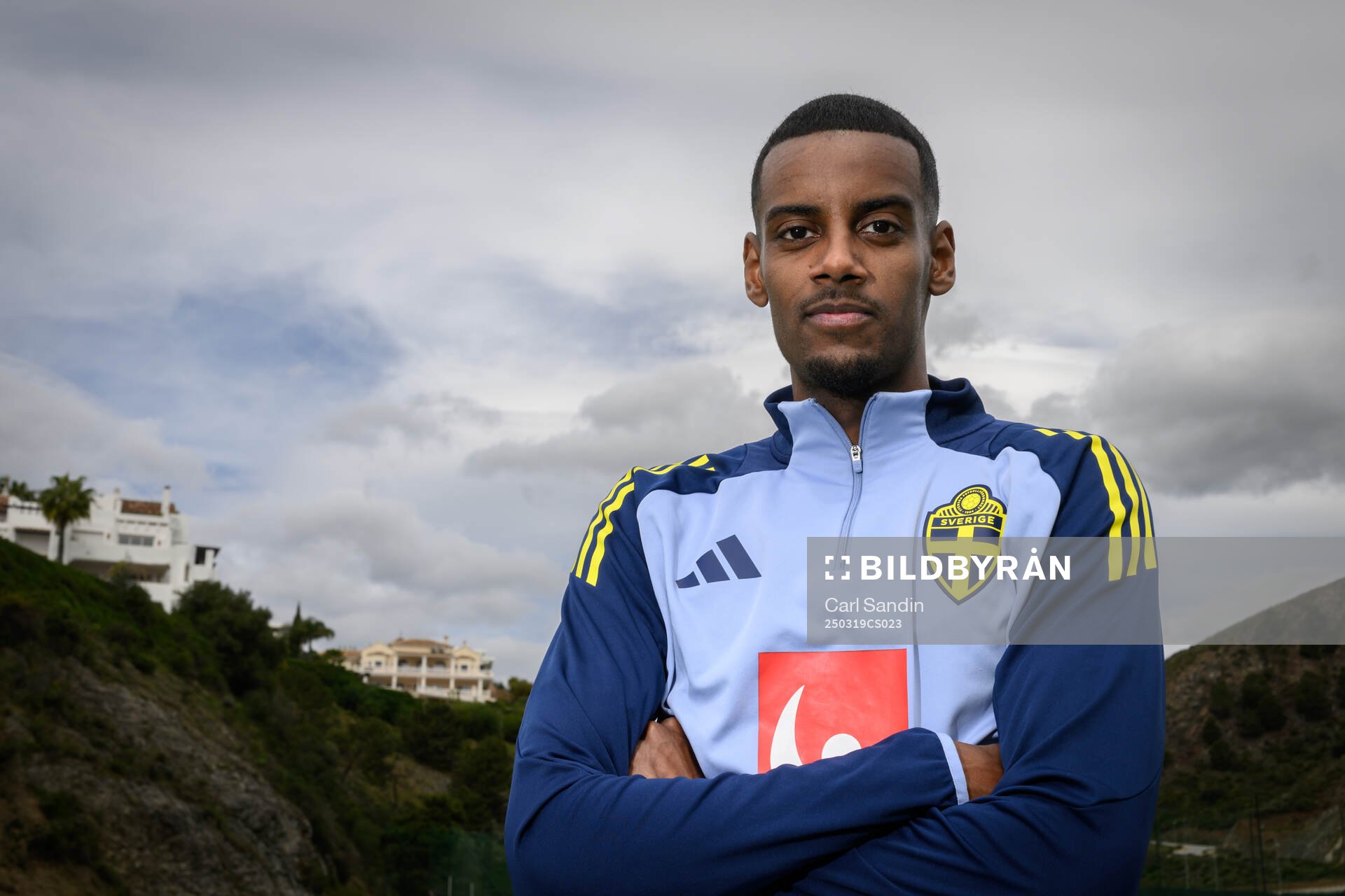 Alexander Isak of the Swedish men's national football team