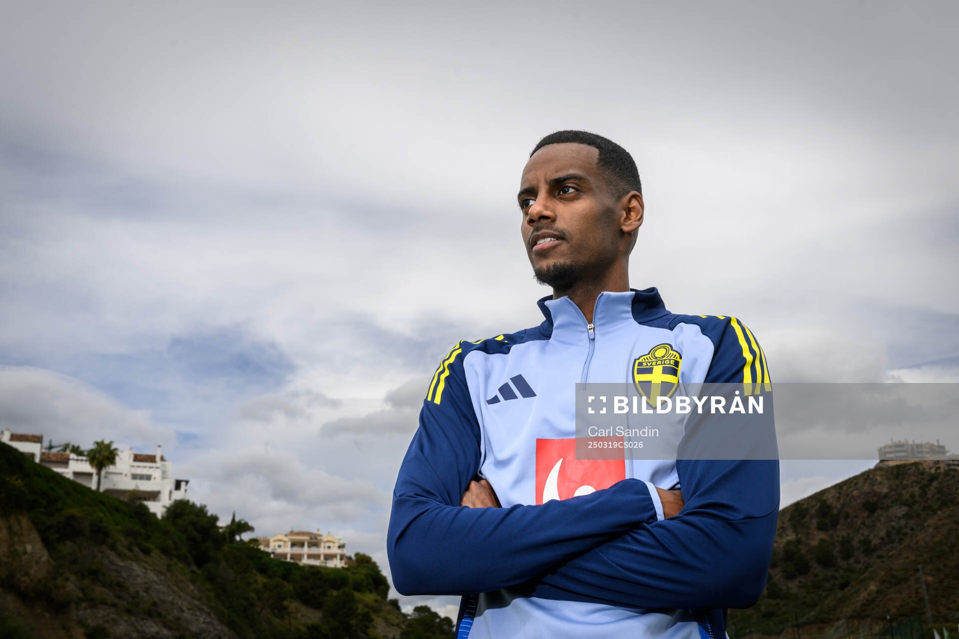 Alexander Isak of the Swedish men's national football team