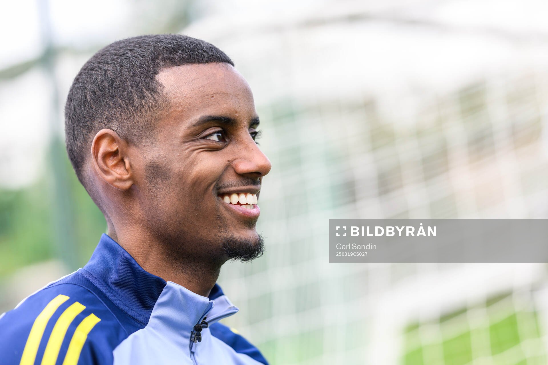 Alexander Isak of the Swedish men's national football team