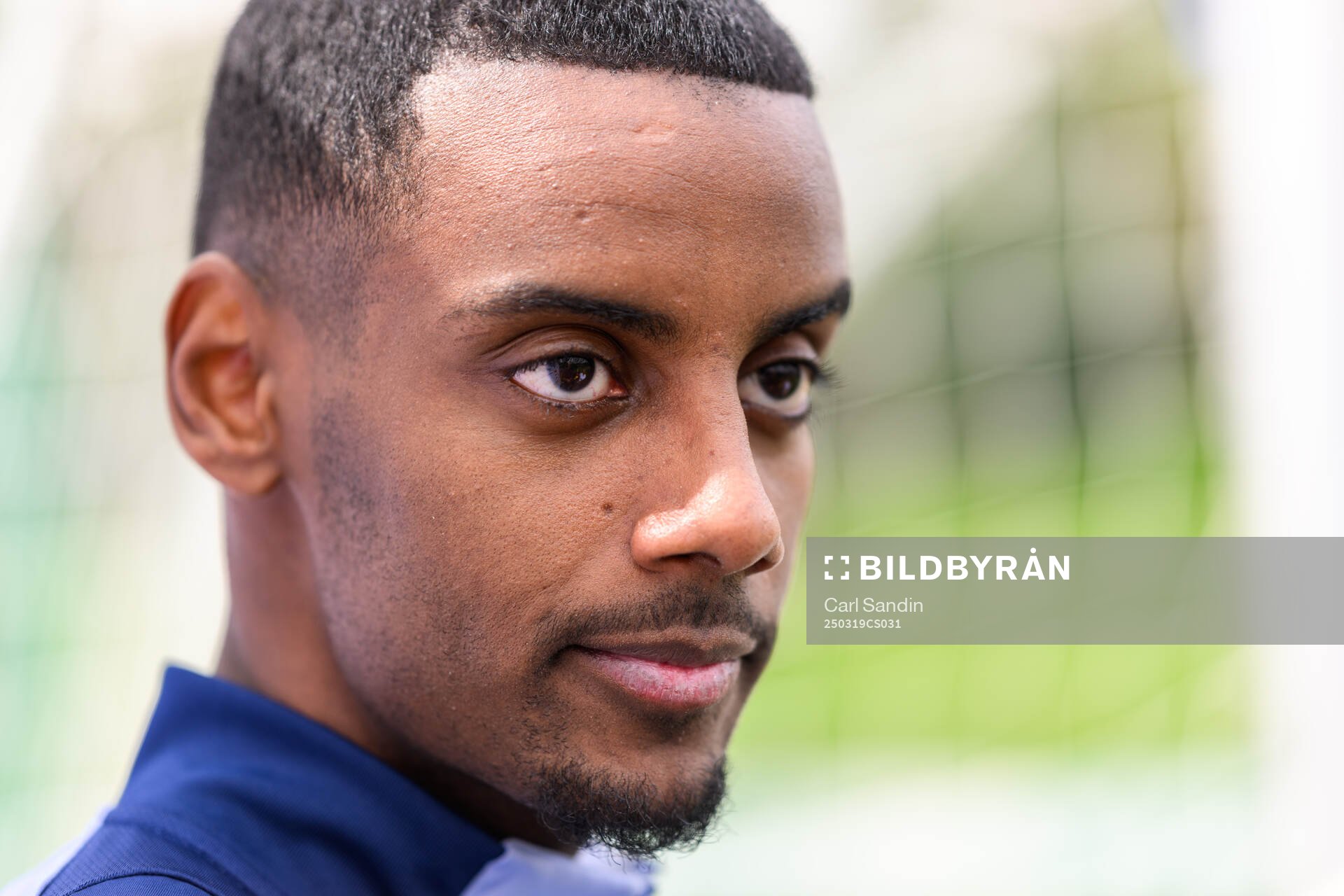 Alexander Isak of the Swedish men's national football team