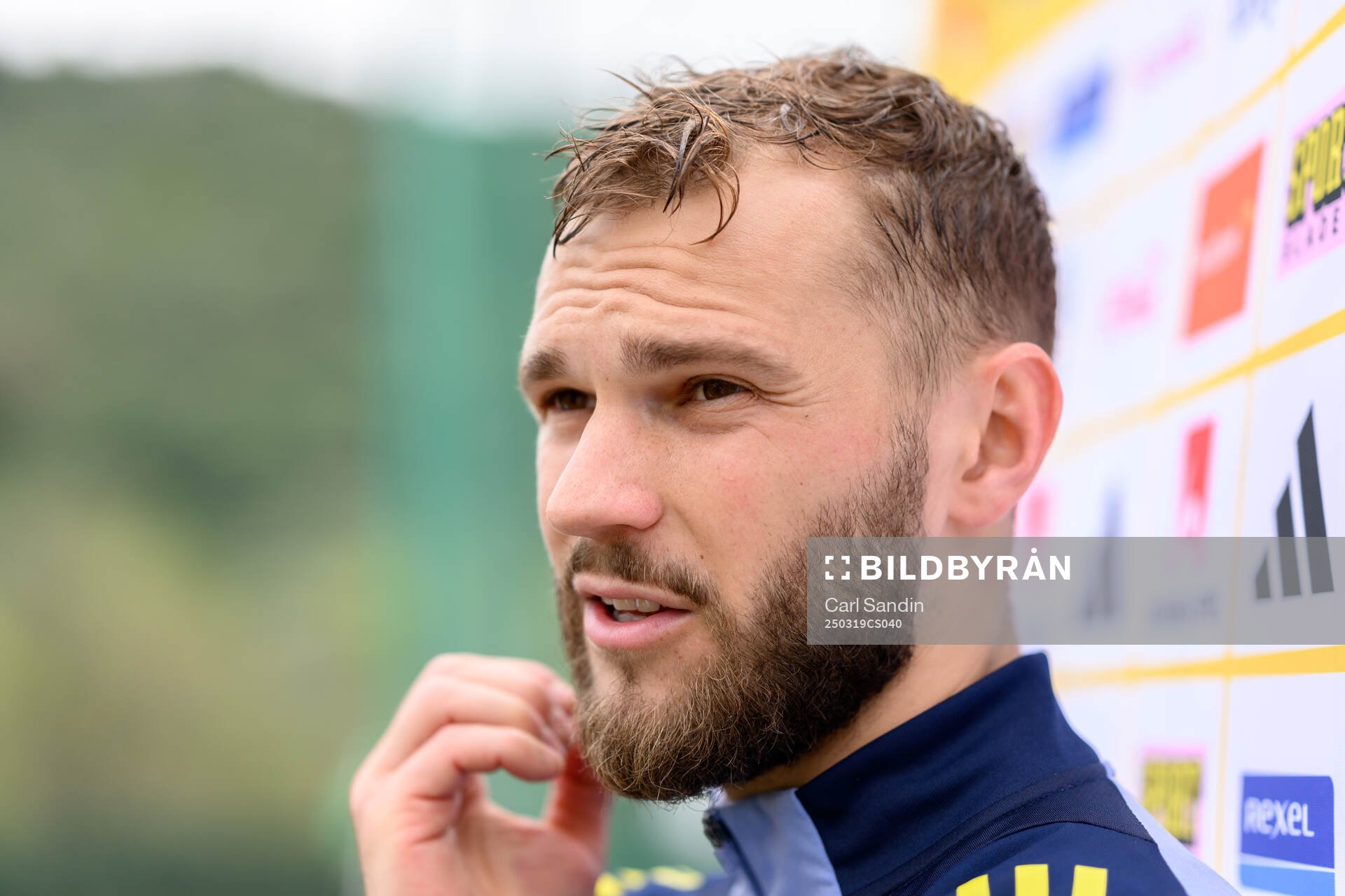 Jesper Karlström of the Swedish men's national football
