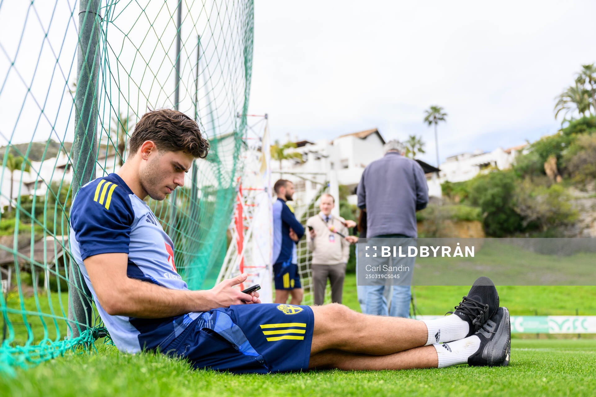 Besfort Zeneli of the Swedish men's national football team