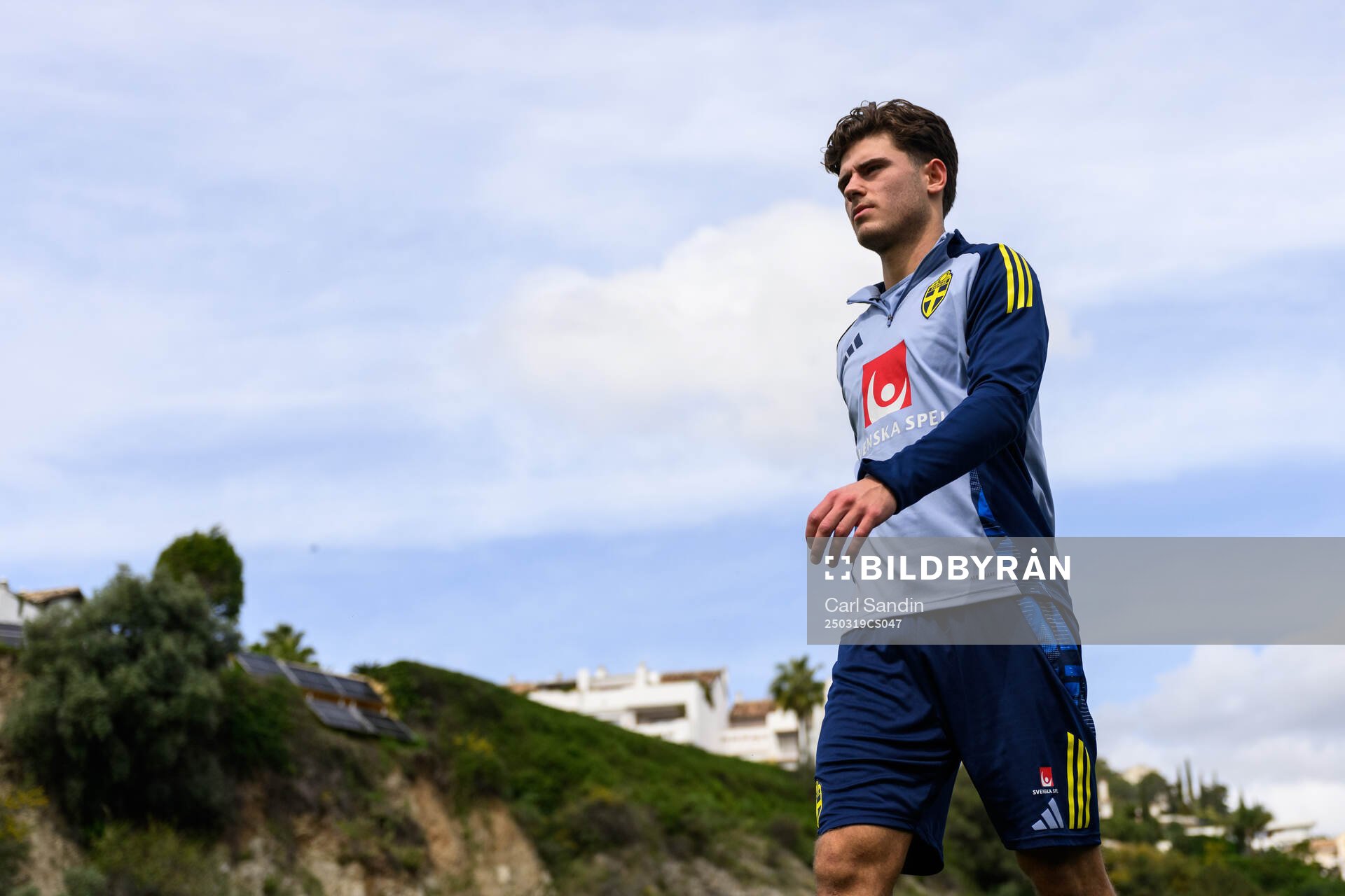 Besfort Zeneli of the Swedish men's national football team