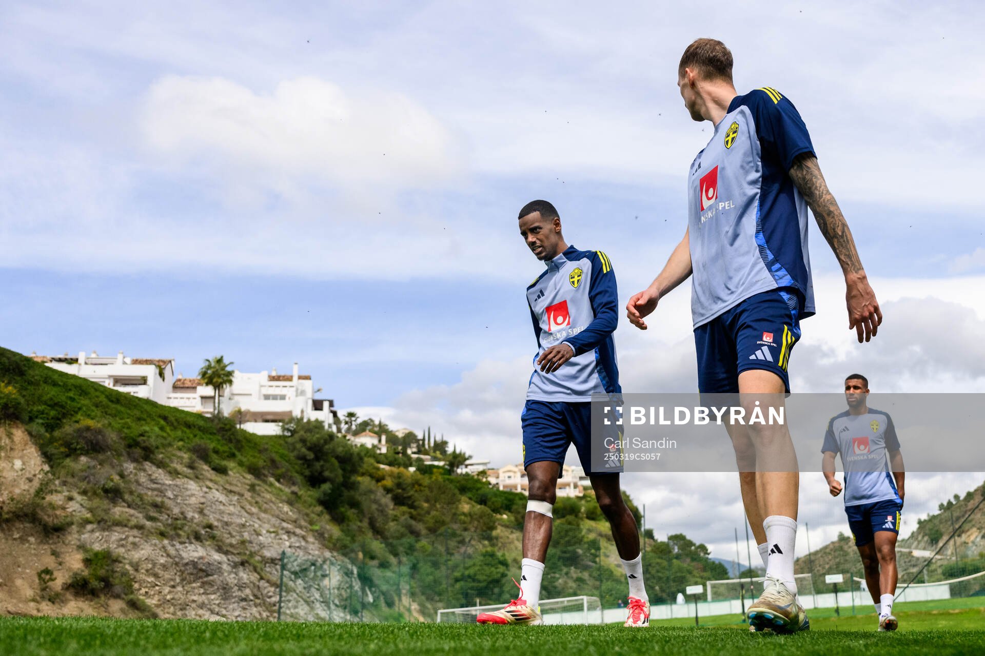 Alexander Isak of the Swedish men's national football team