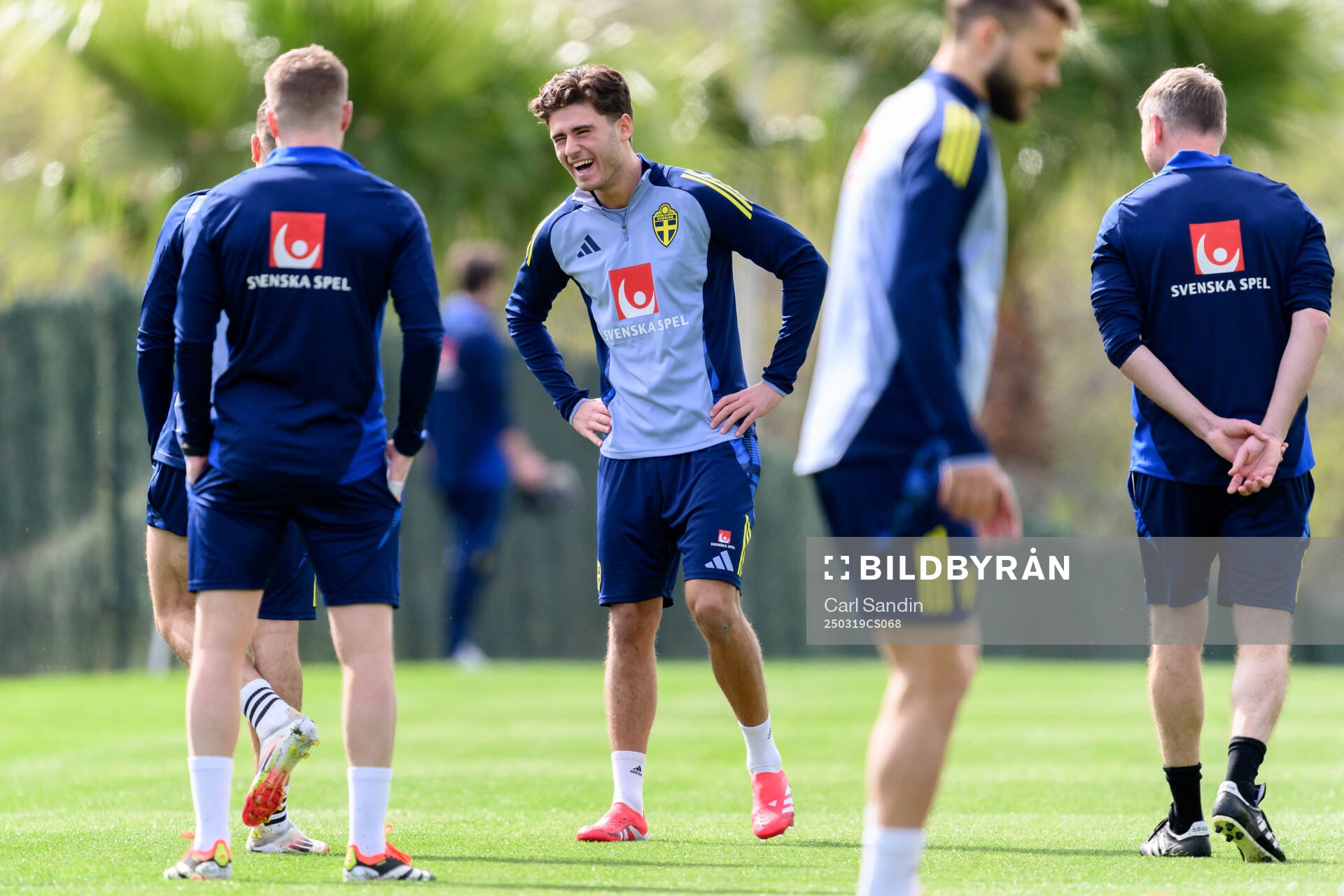 Besfort Zeneli of the Swedish men's national football team
