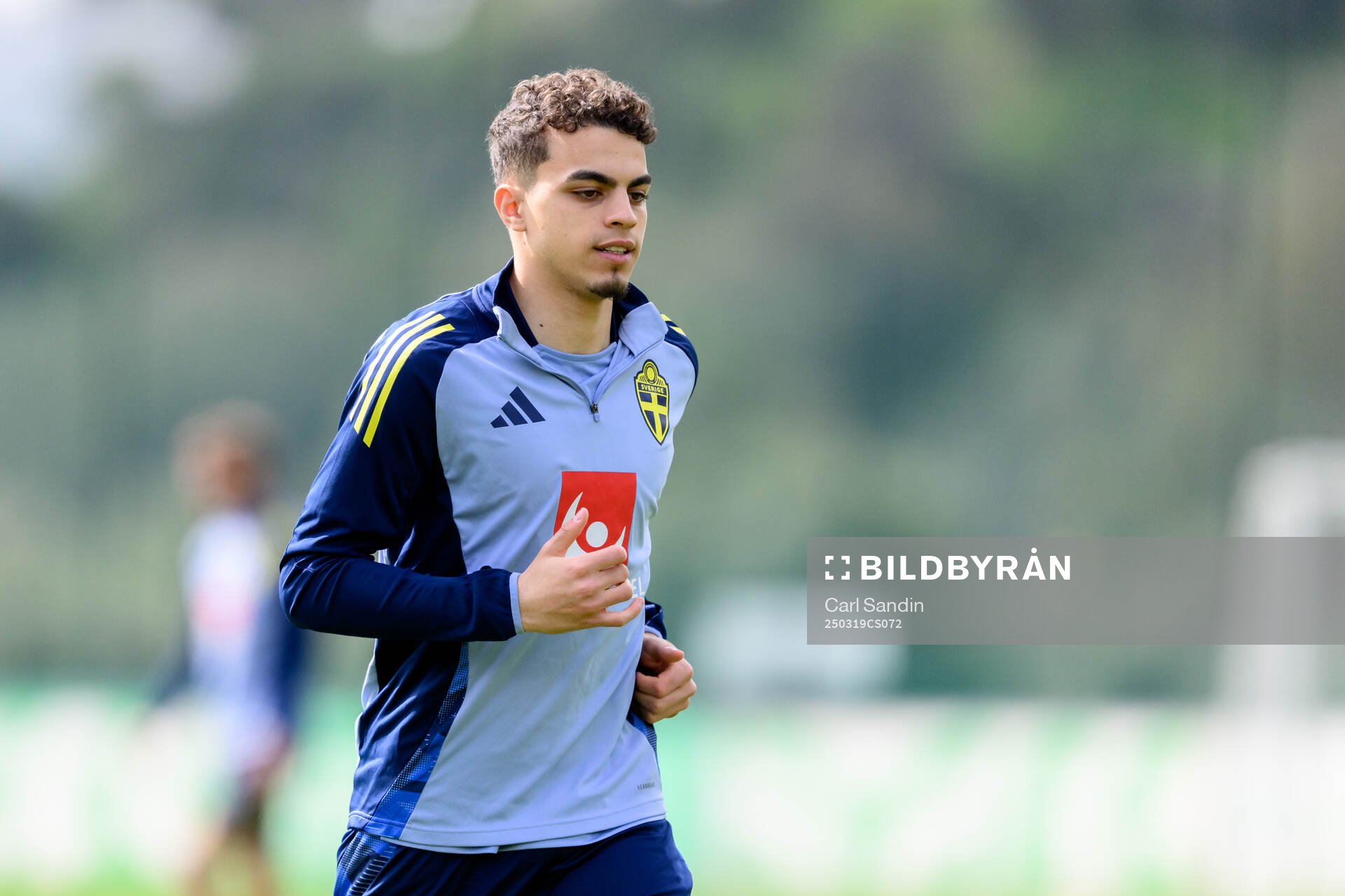 Yasin Ayari of the Swedish men's national football team