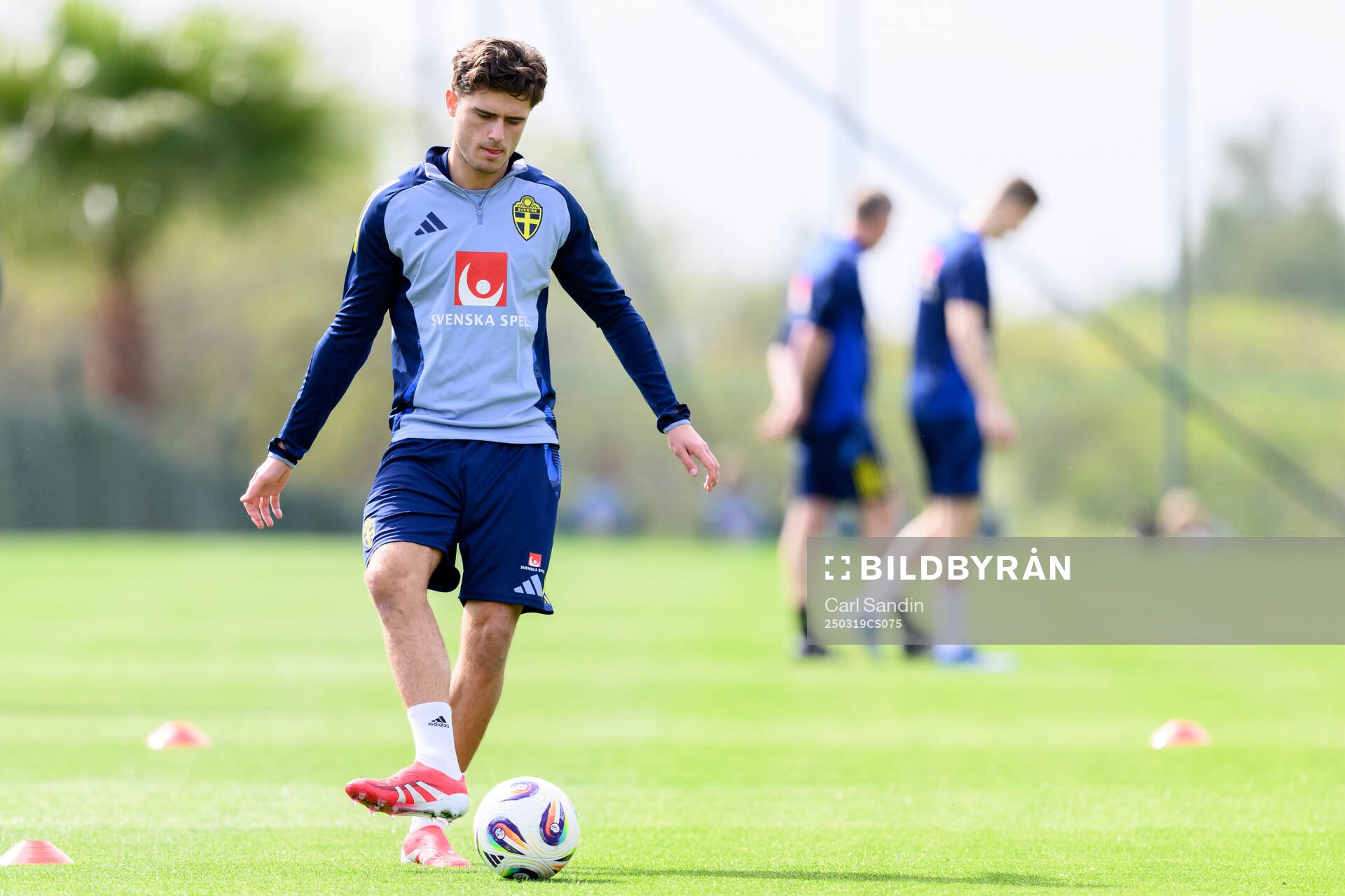 Besfort Zeneli of the Swedish men's national football team
