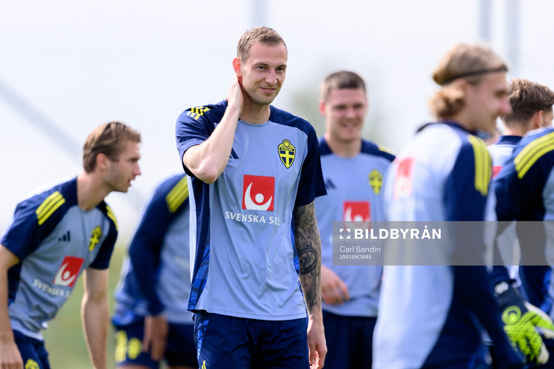 Gustaf Nilsson of the Swedish men's national football team