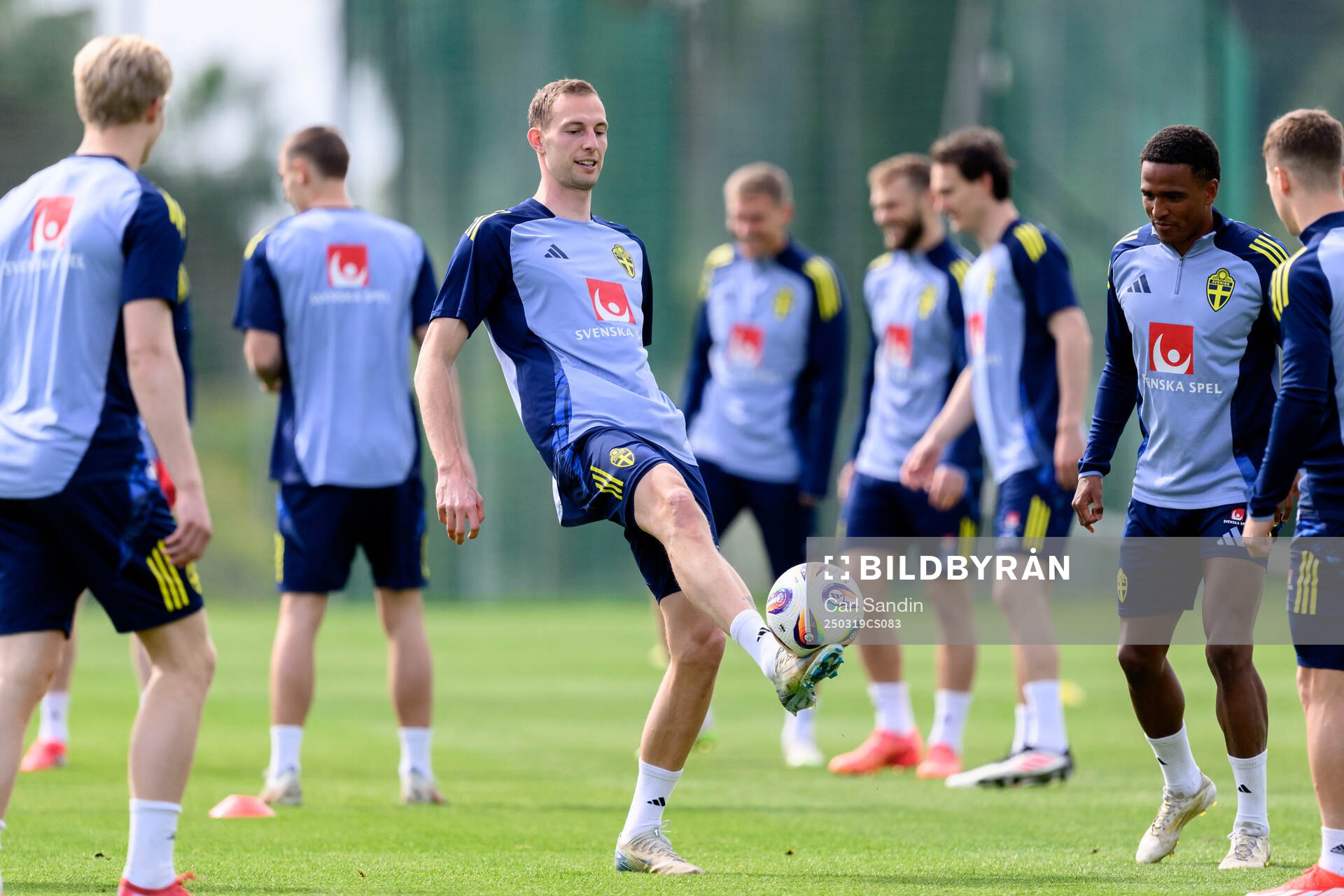 Gustaf Nilsson of the Swedish men's national football team