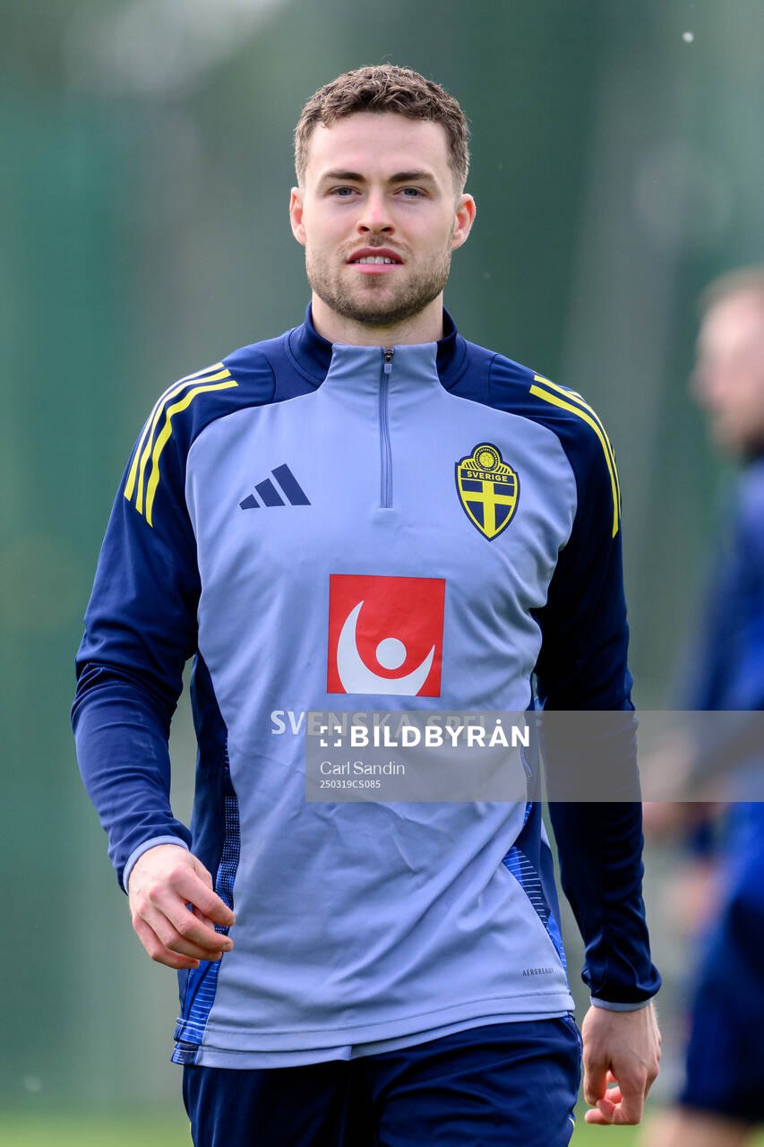 Gabriel Gudmundsson of the Swedish men's national football
