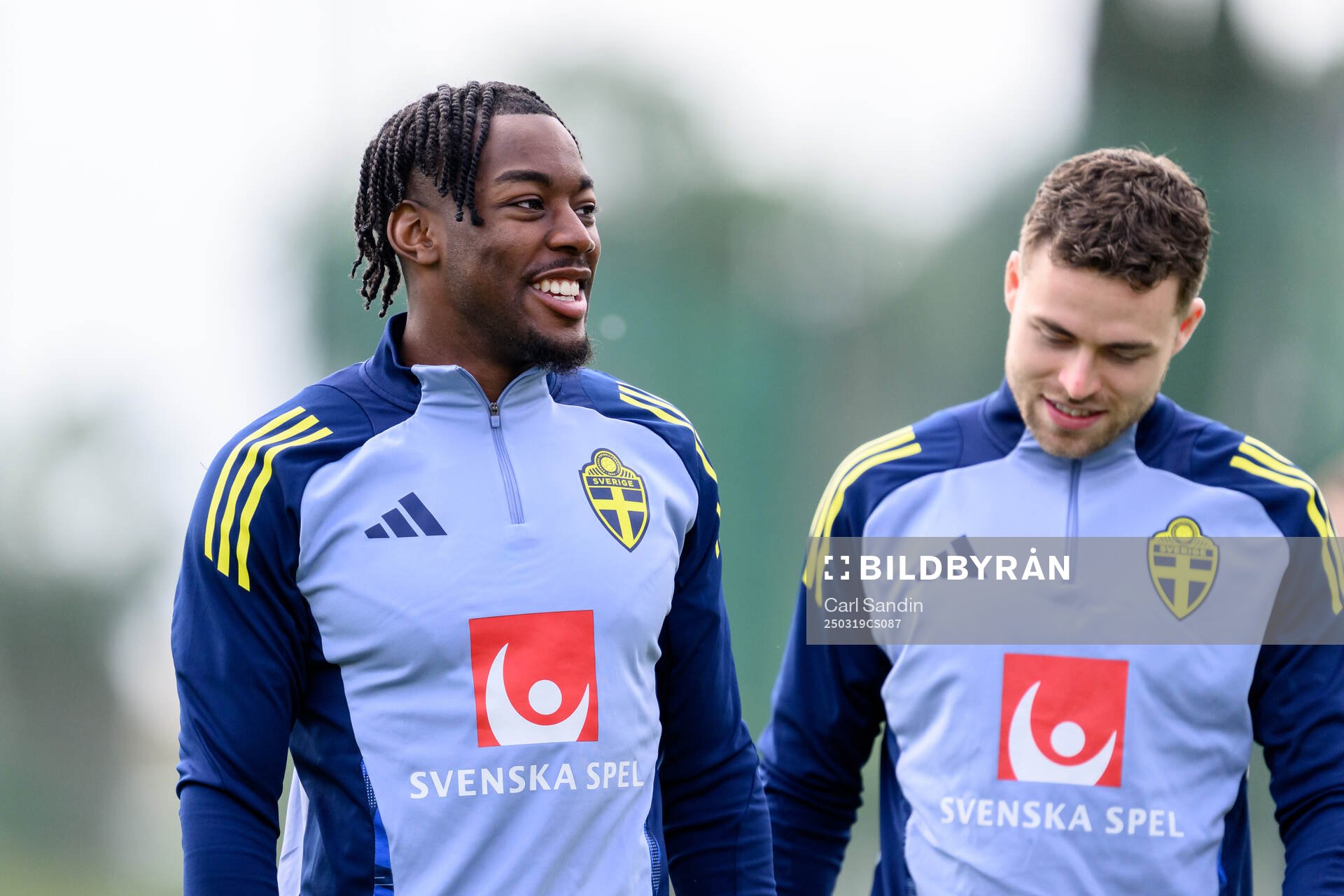 Anthony Elanga of the Swedish men's national football team