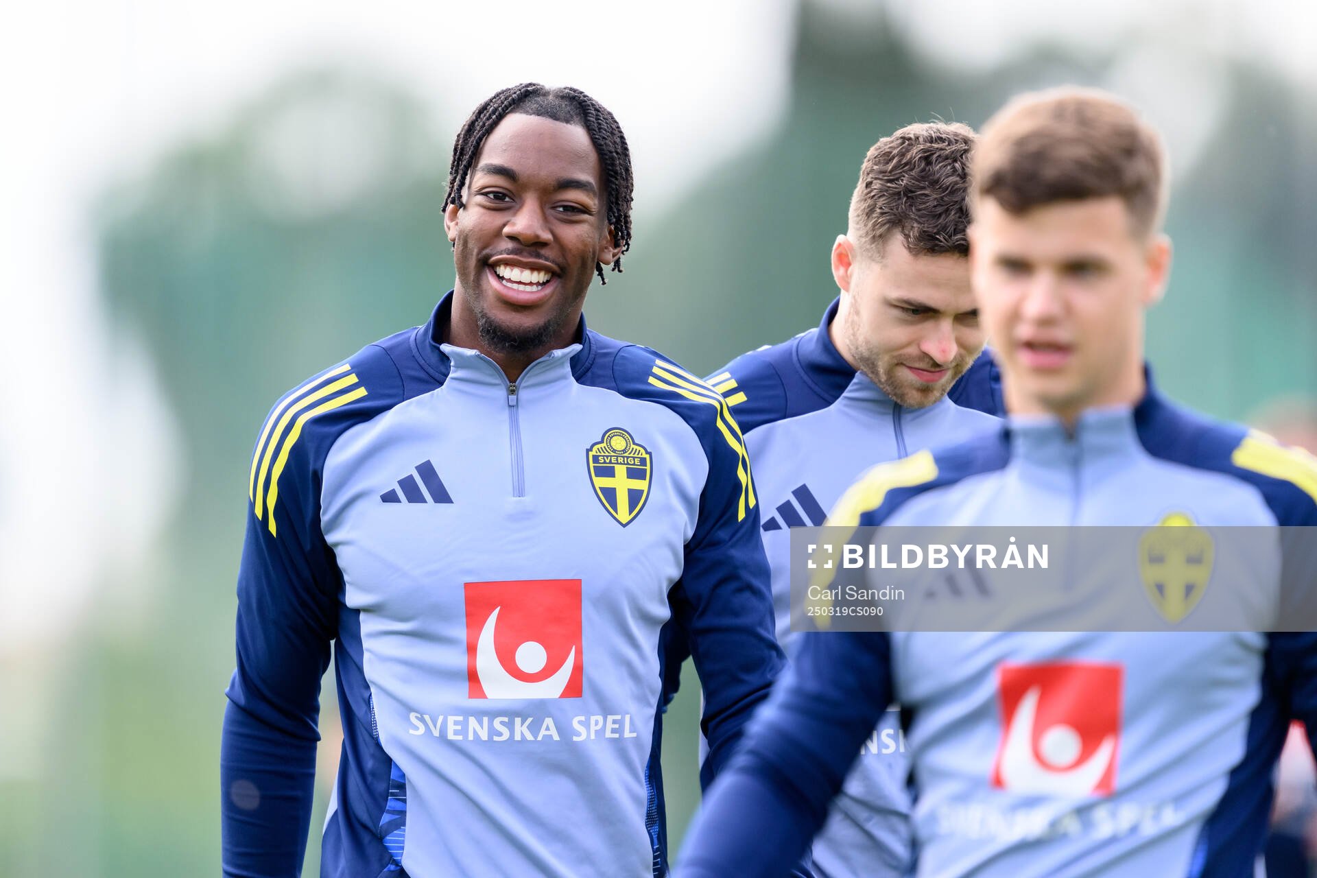 Anthony Elanga of the Swedish men's national football team