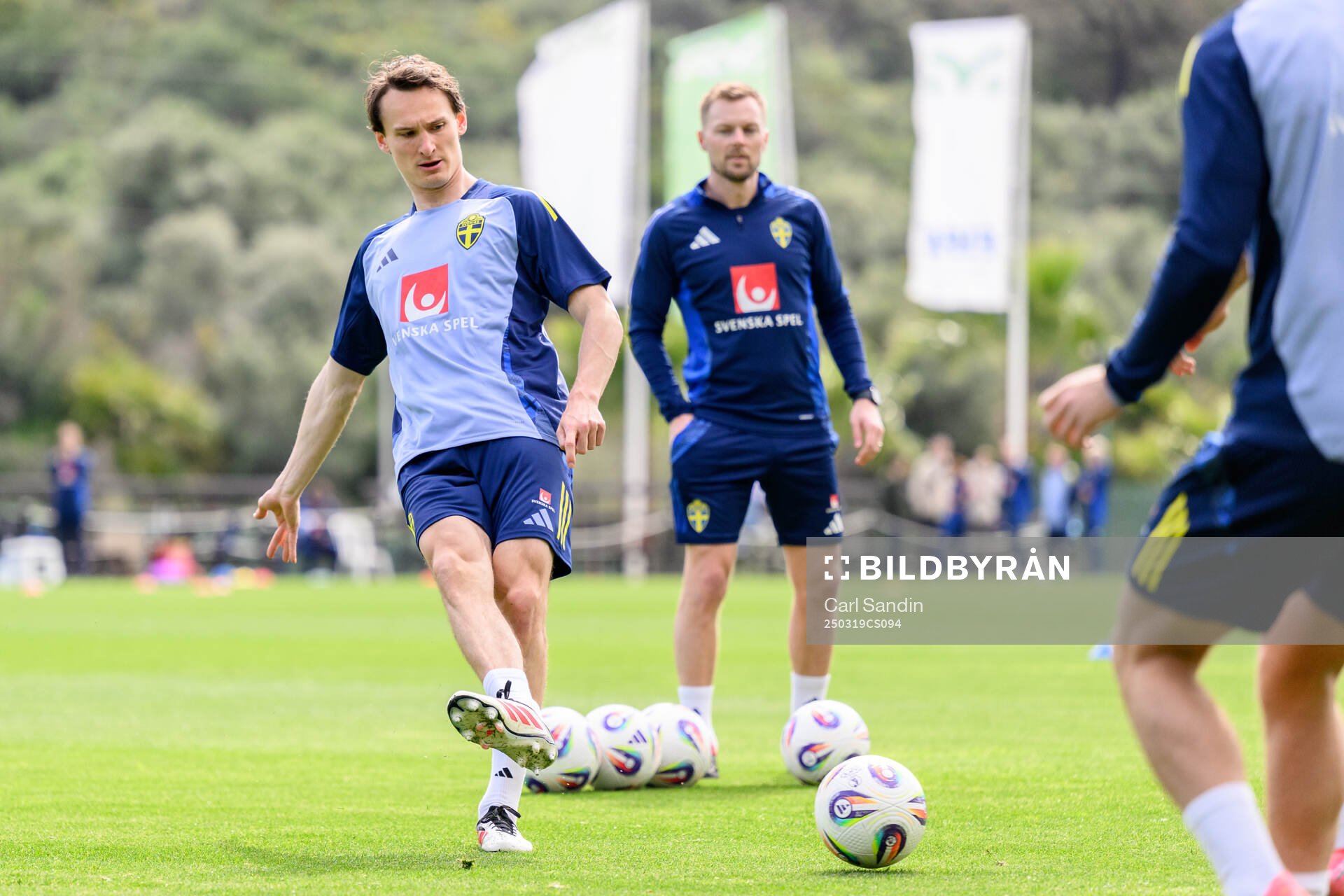 Hjalmar Ekdal of the Swedish men's national football team