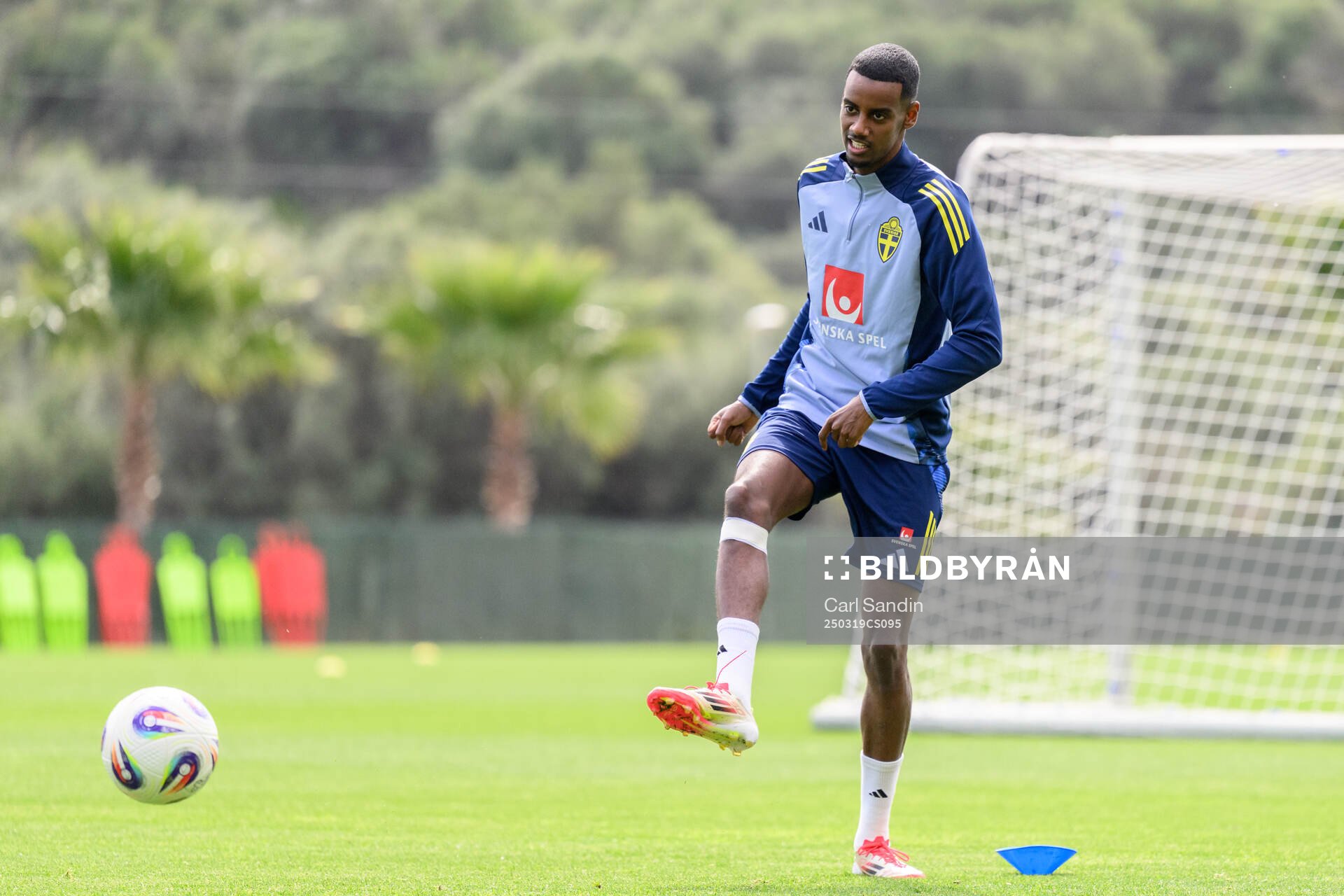 Alexander Isak of the Swedish men's national football team
