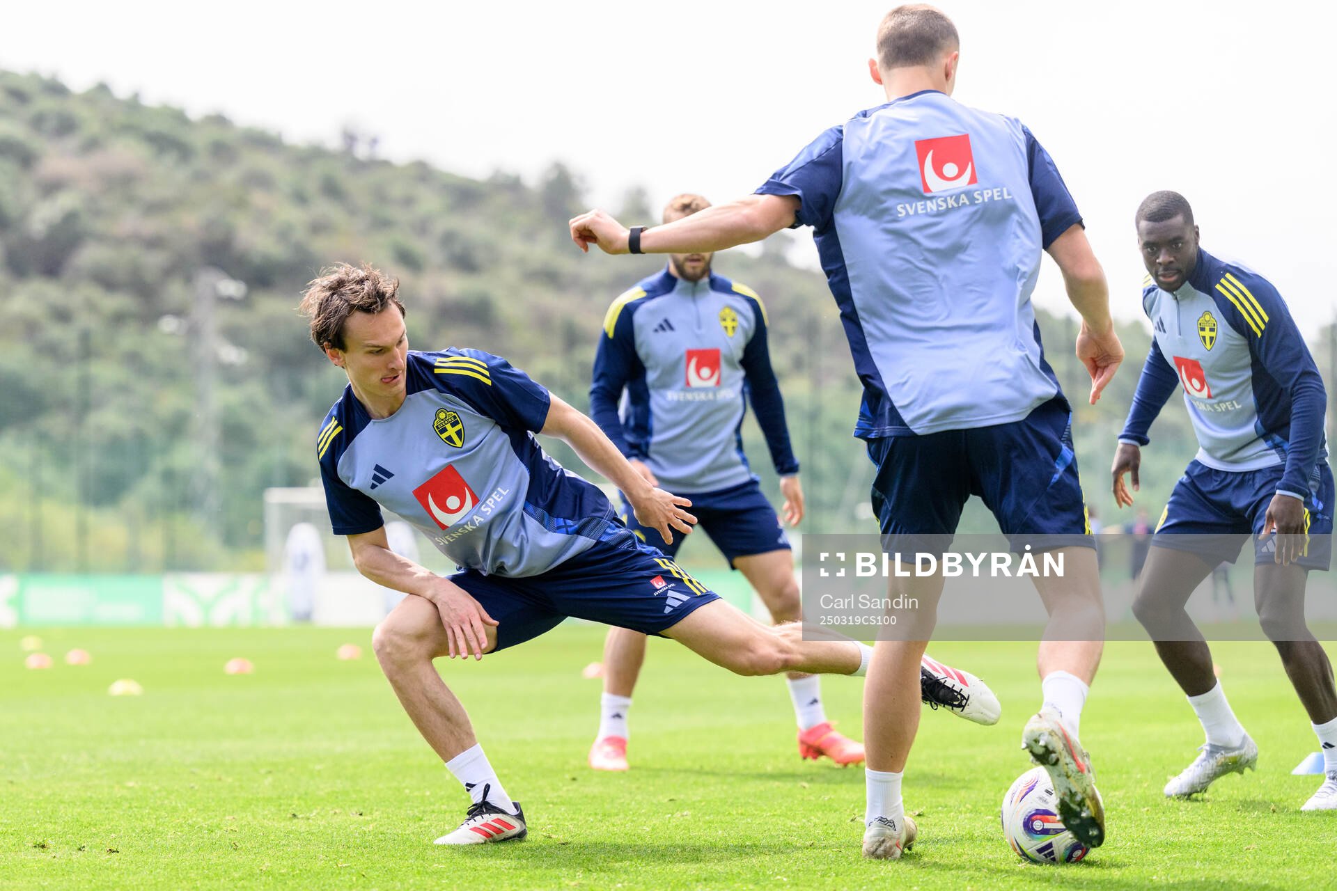Hjalmar Ekdal of the Swedish men's national football team