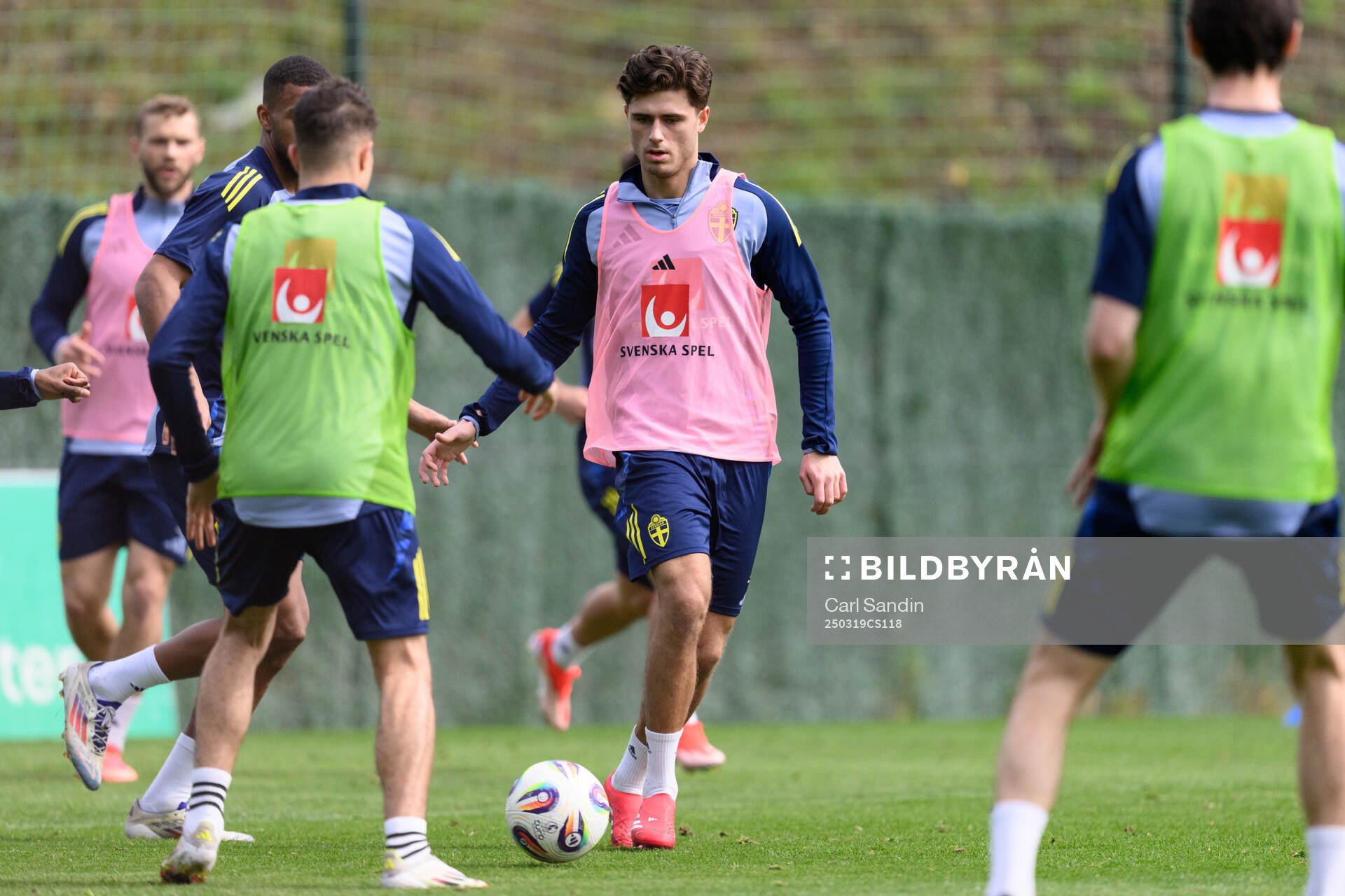 Besfort Zeneli of the Swedish men's national football team