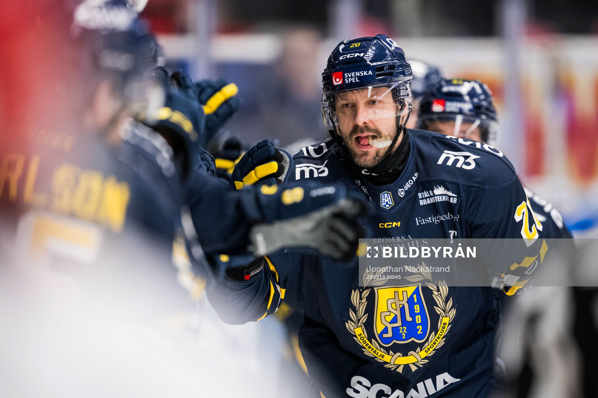 Södertäljes Marcus Eriksson jublar