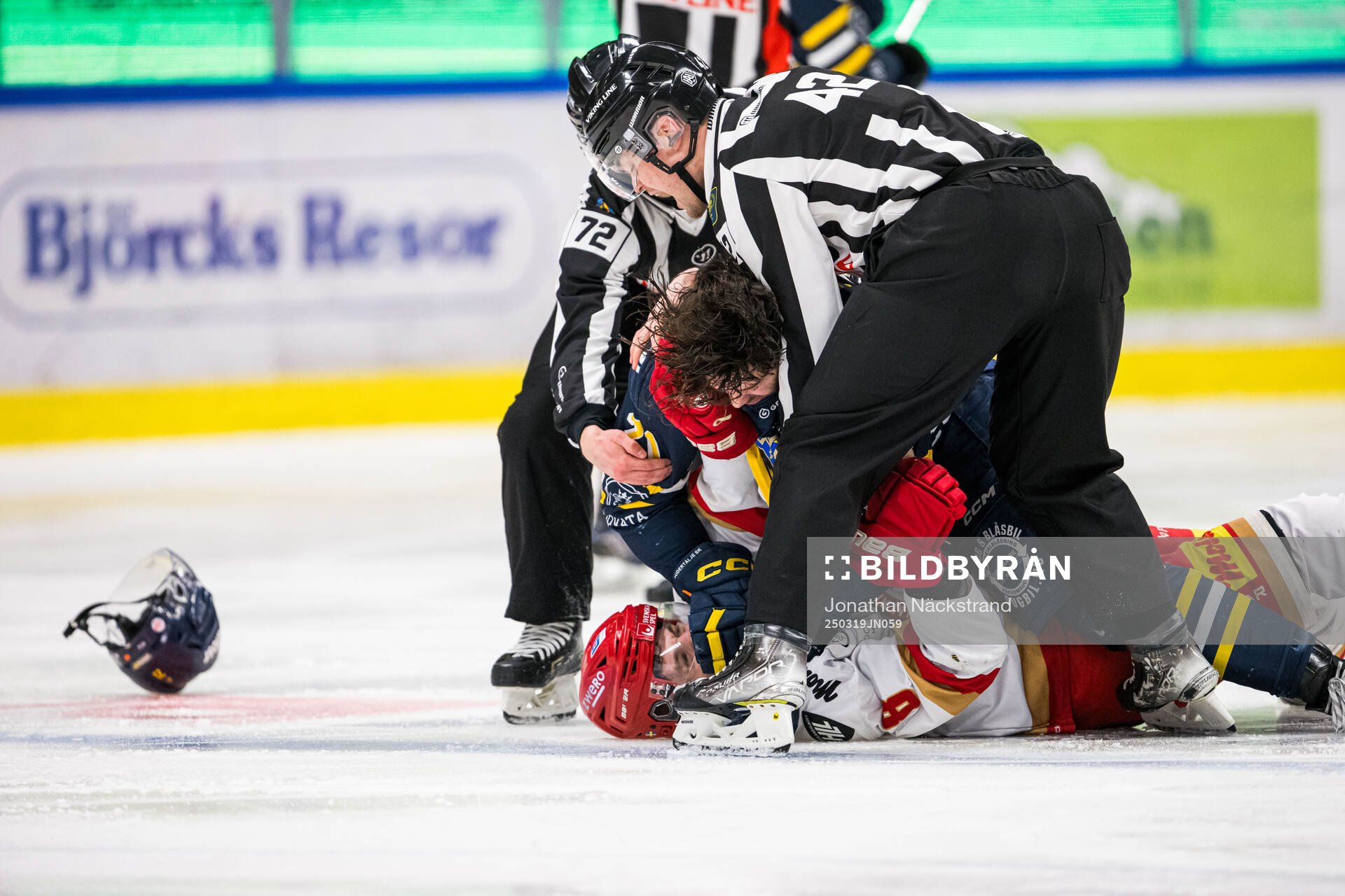 Södertäljes Nolan Stevens och Kalmars Martin Schreiber
