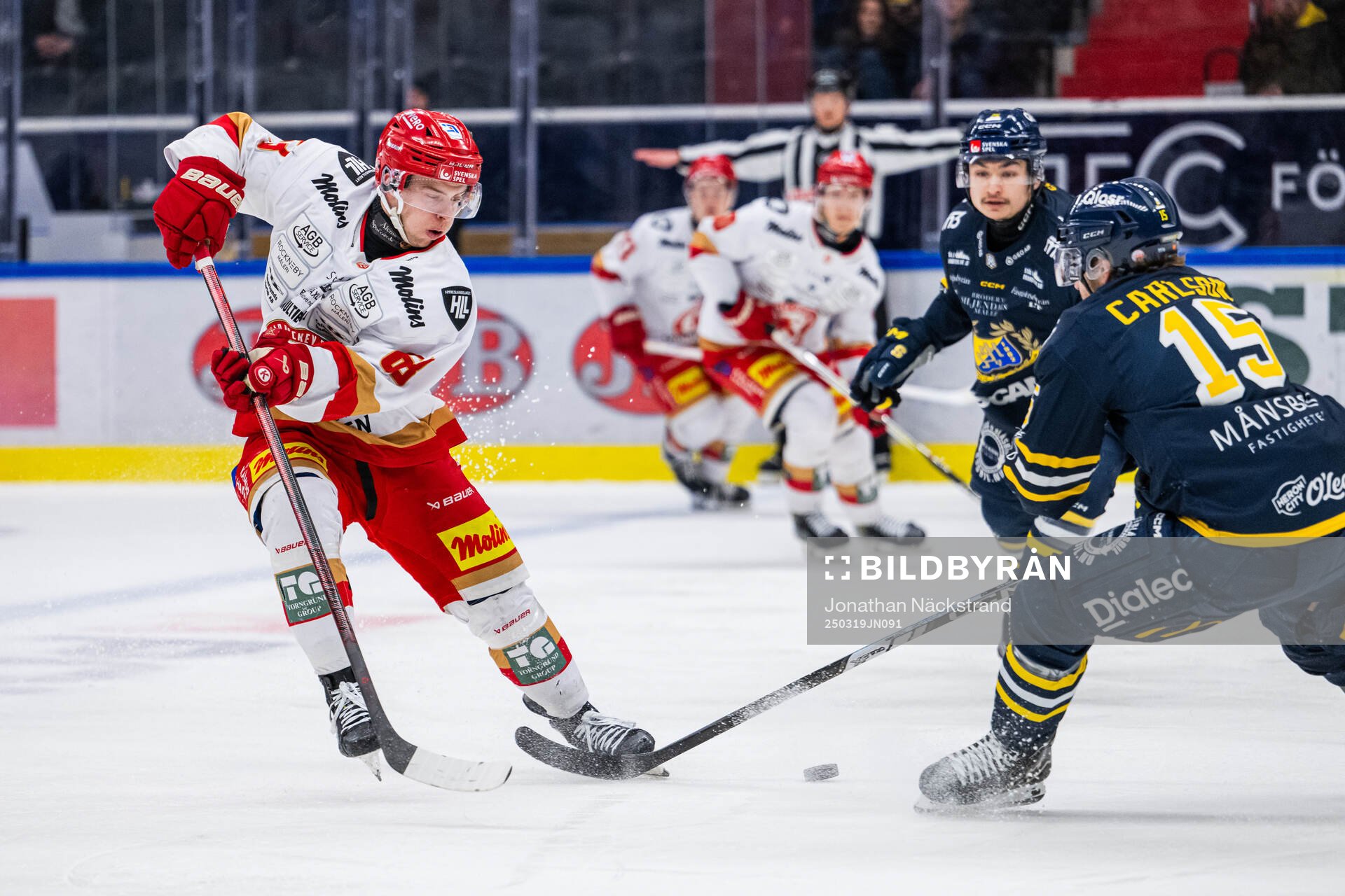 Kalmars Matt Fonteyne och Södertäljes Albin Carlson