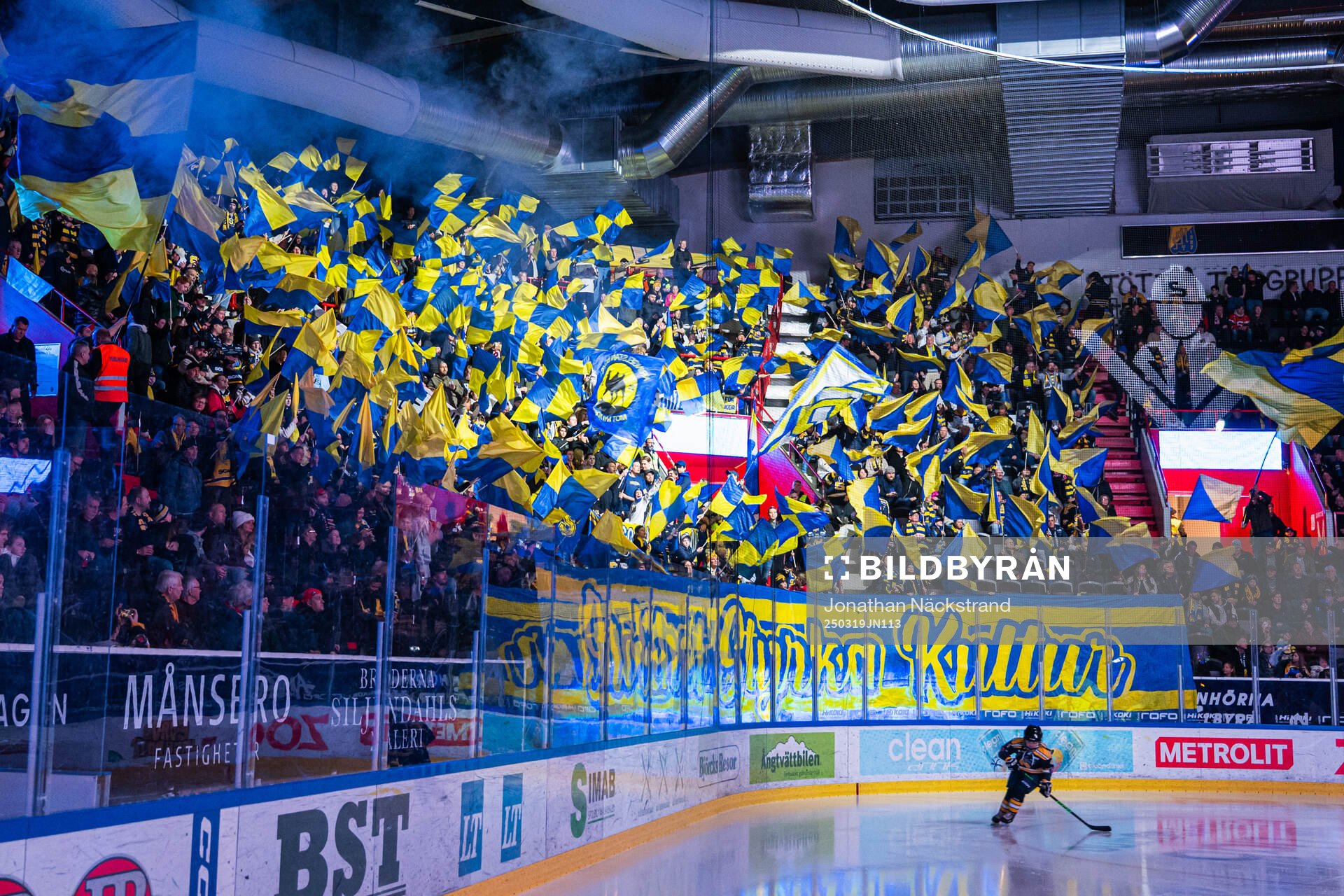 under kvartsfinal två i Hockeyallsvenskan mellan