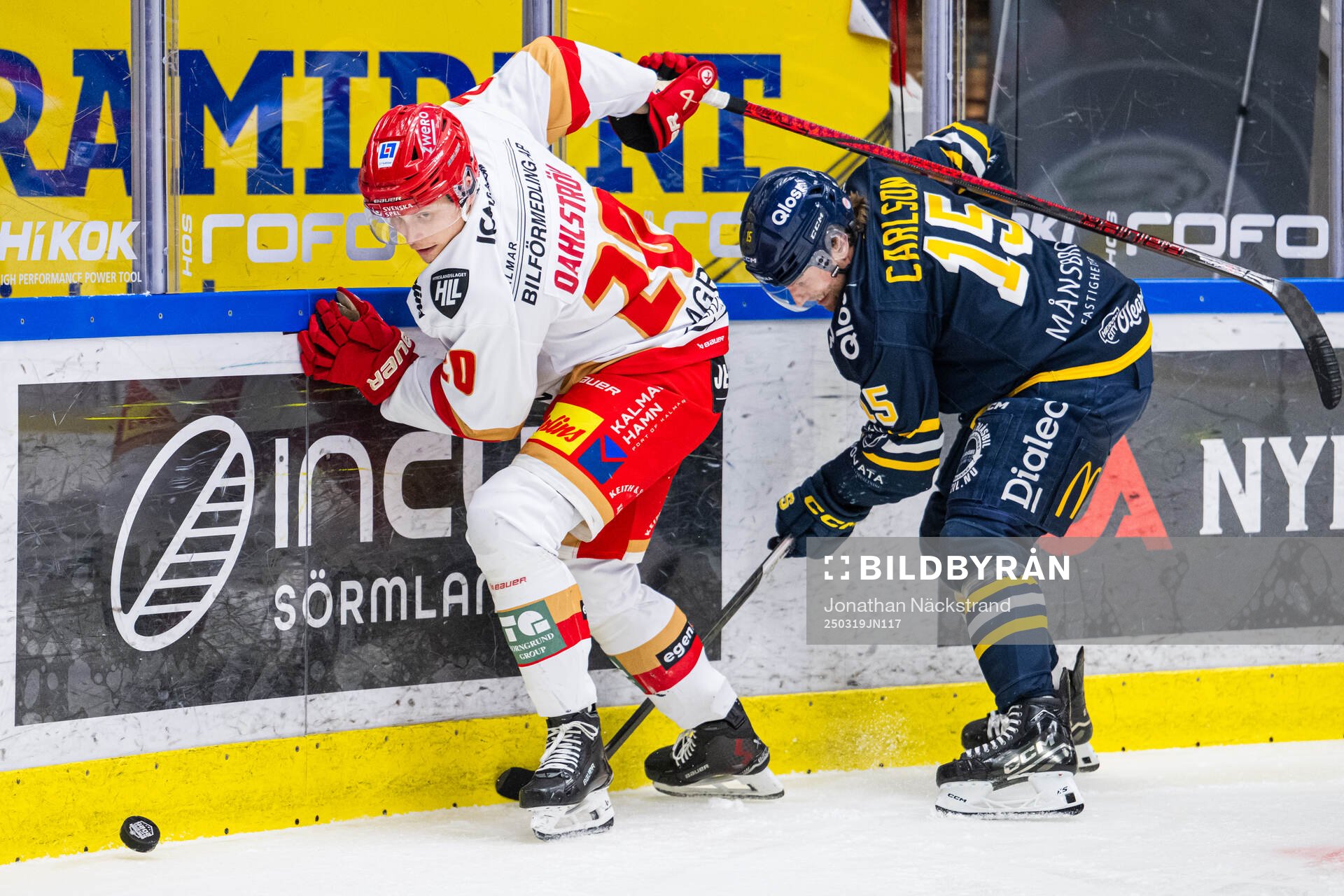 Kalmars John Dahlström och Södertäljes Albin Carlson