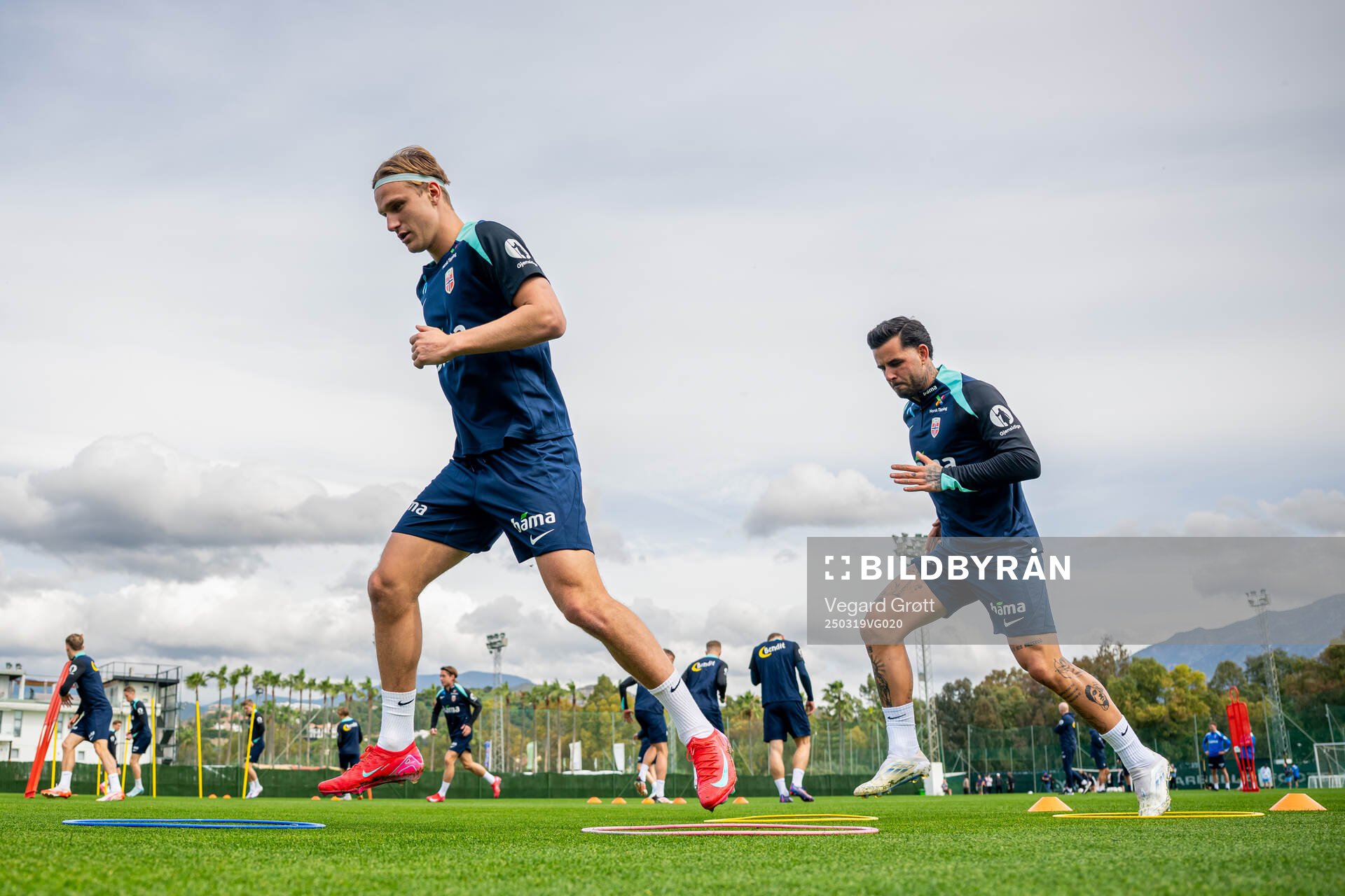 Erik Botheim and Aron Dønnum of the Norwegian national