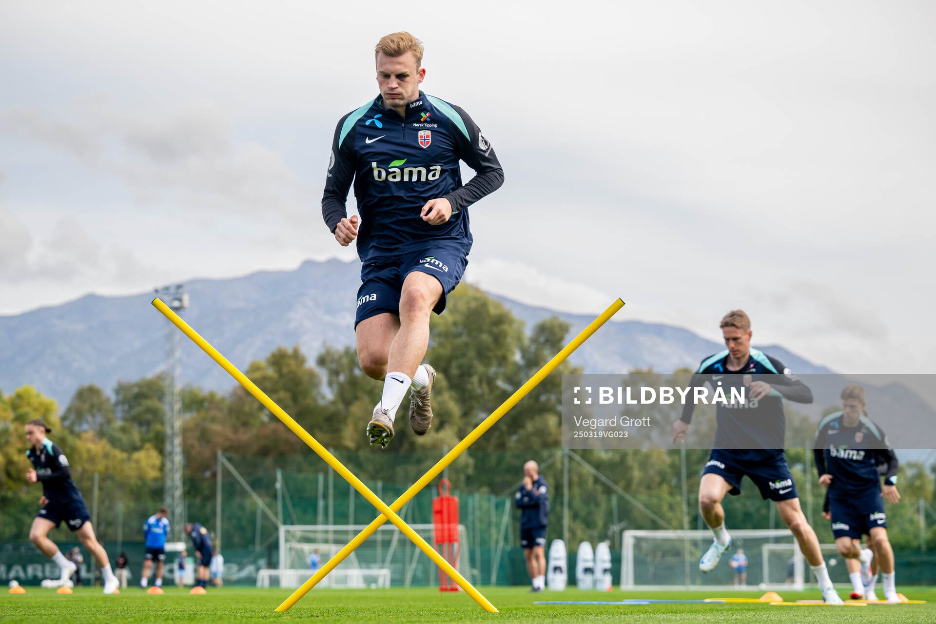 Sondre Langås of the Norwegian national football team