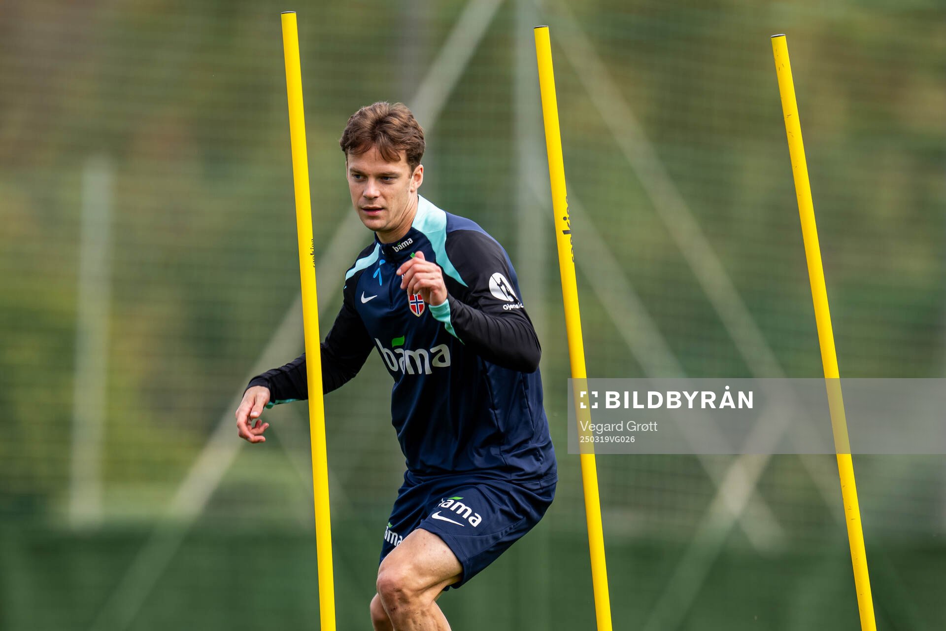 Felix Horn Myhre of the Norwegian national football team