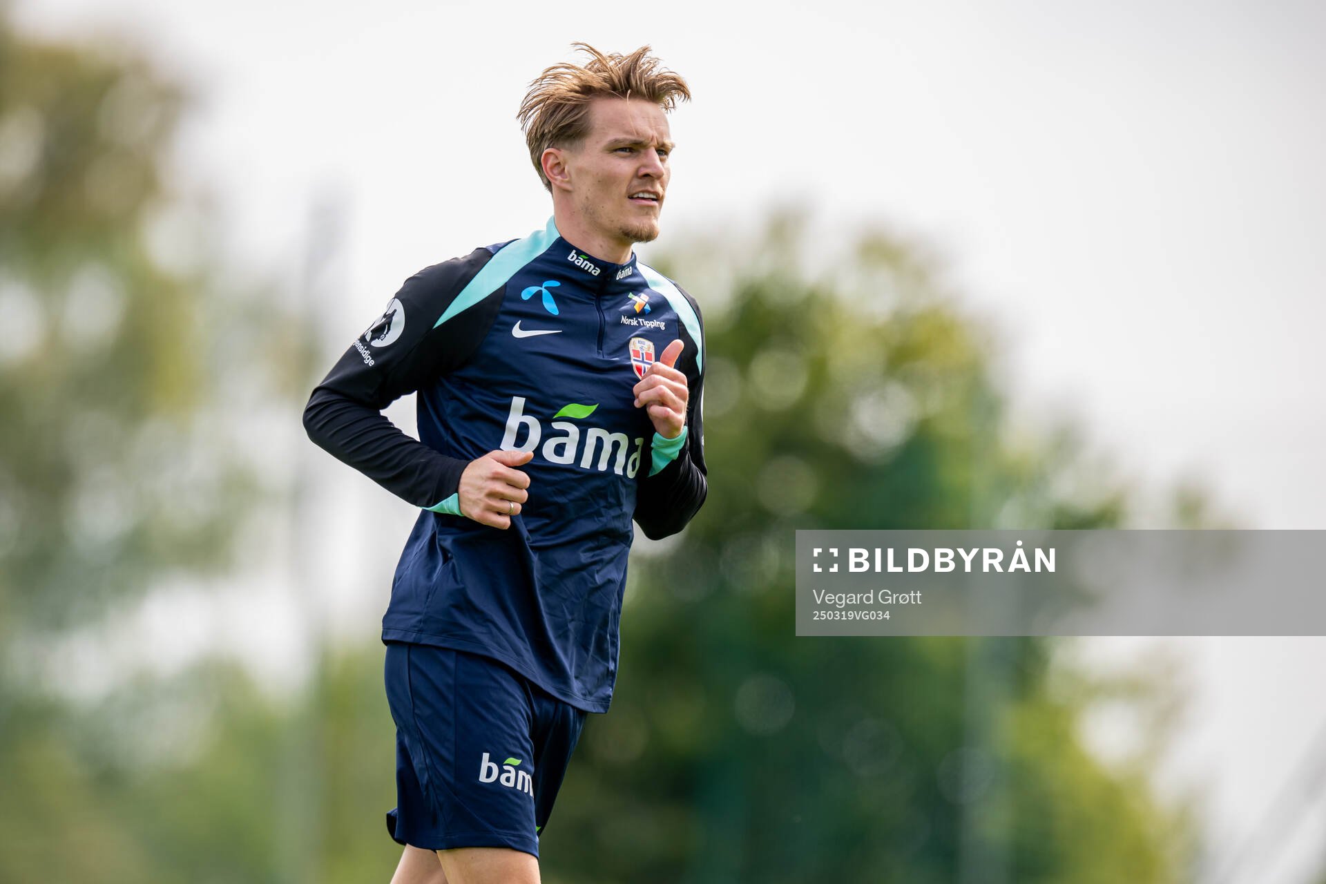 Martin Ødegaard of the Norwegian national football team