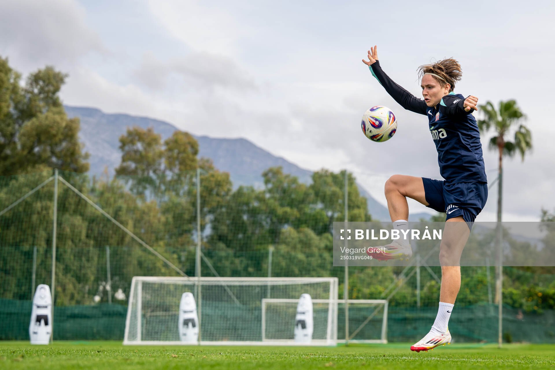 Andreas Schjelderup of the Norwegian national football team