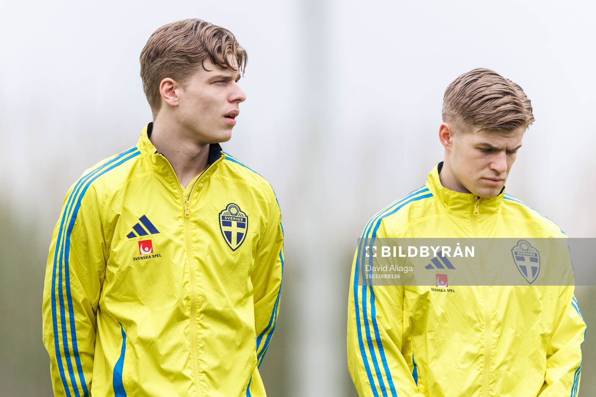 Momo Sonko and Gottfrid Rapp of Sweden
