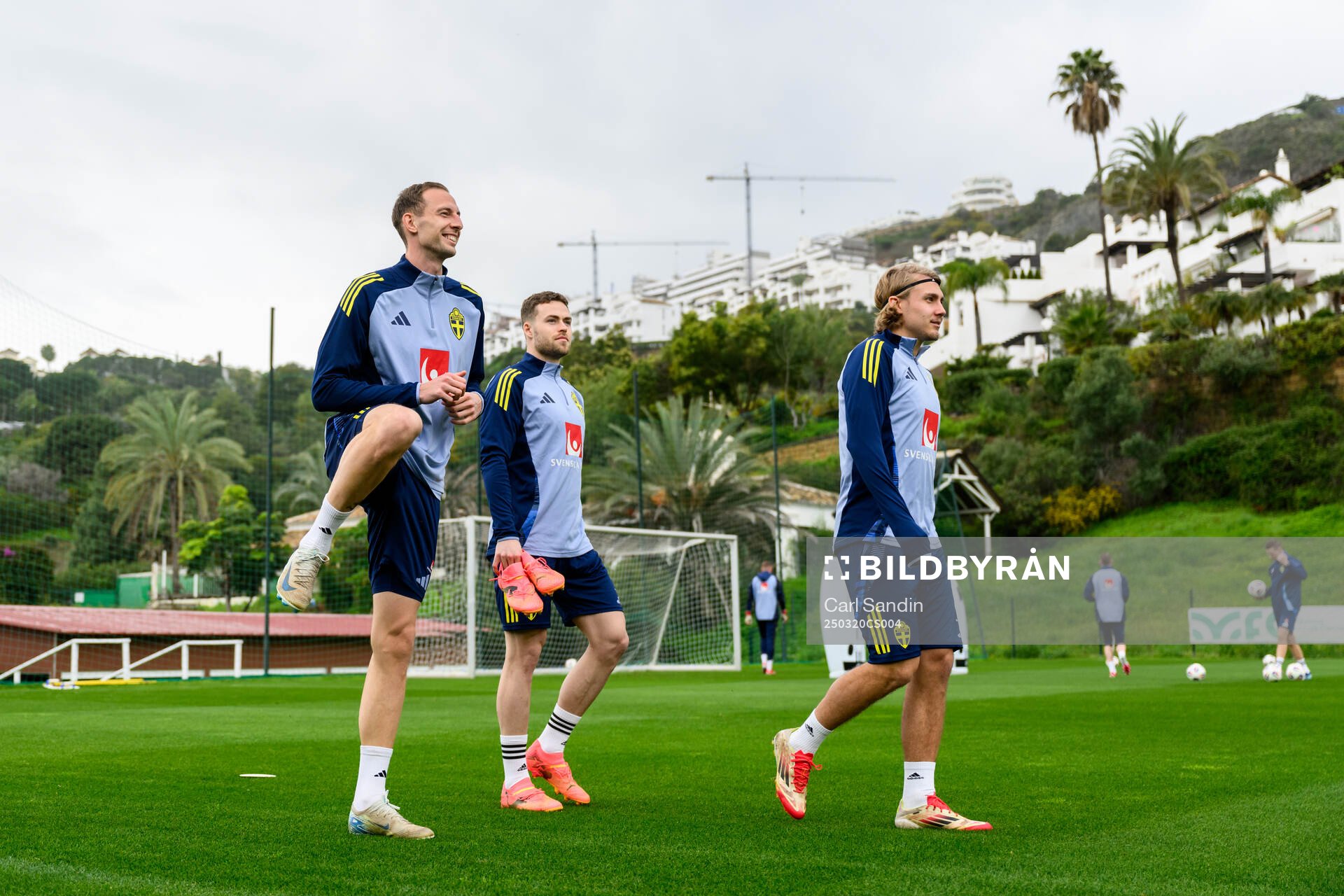 Gustaf Nilsson, Gabriel Gudmundsson and Sebastian Nanasi of