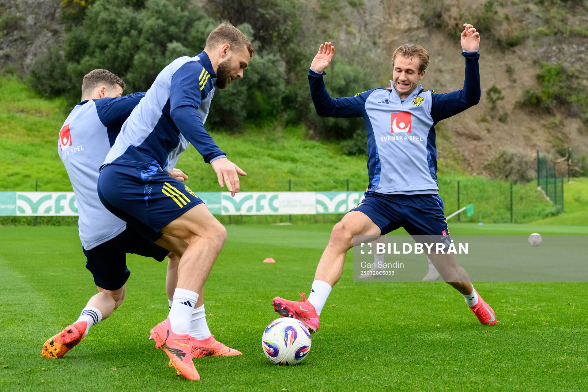 Benjamin Nygren of the Swedish men's national football team