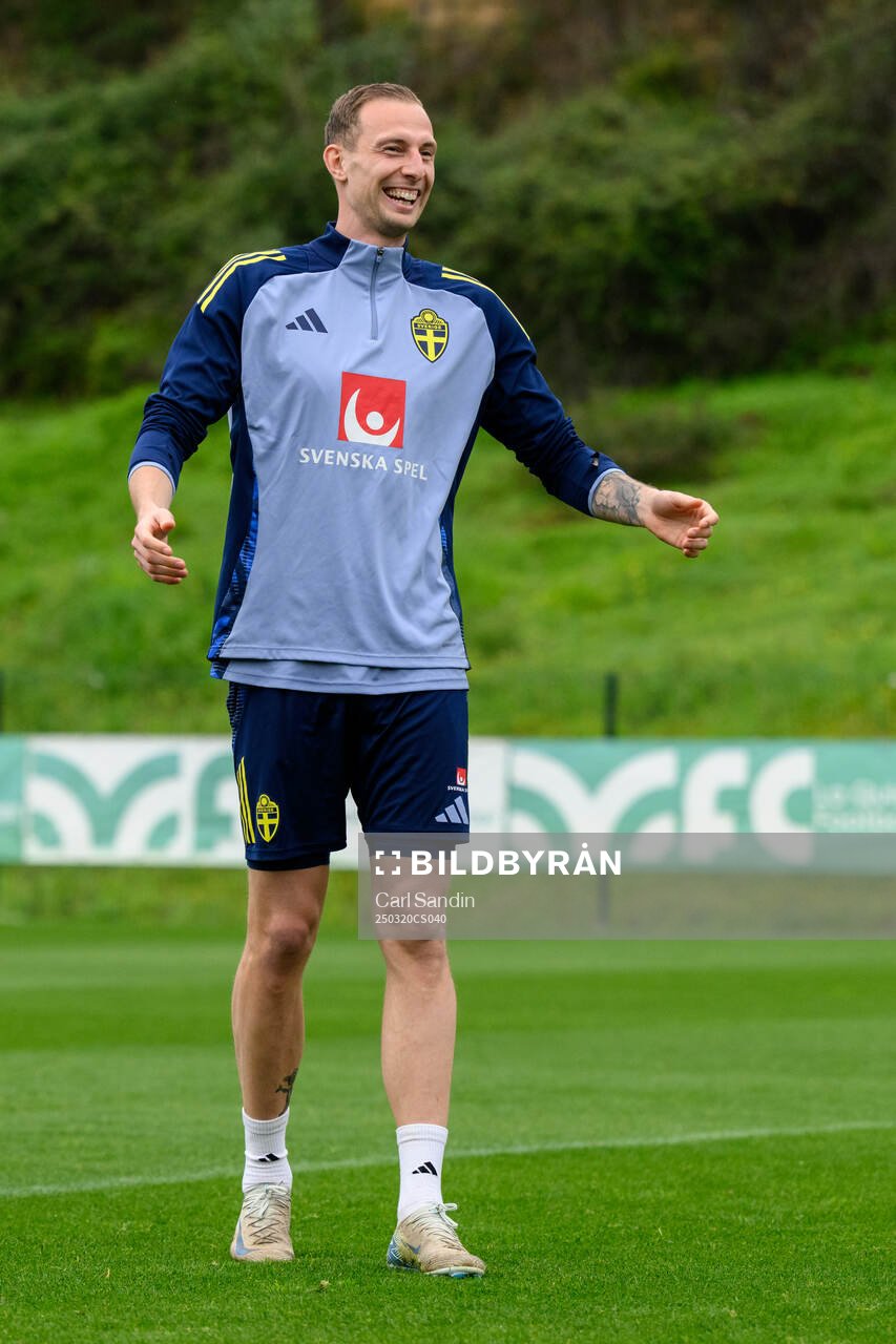 Gustaf Nilsson of the Swedish men's national football team