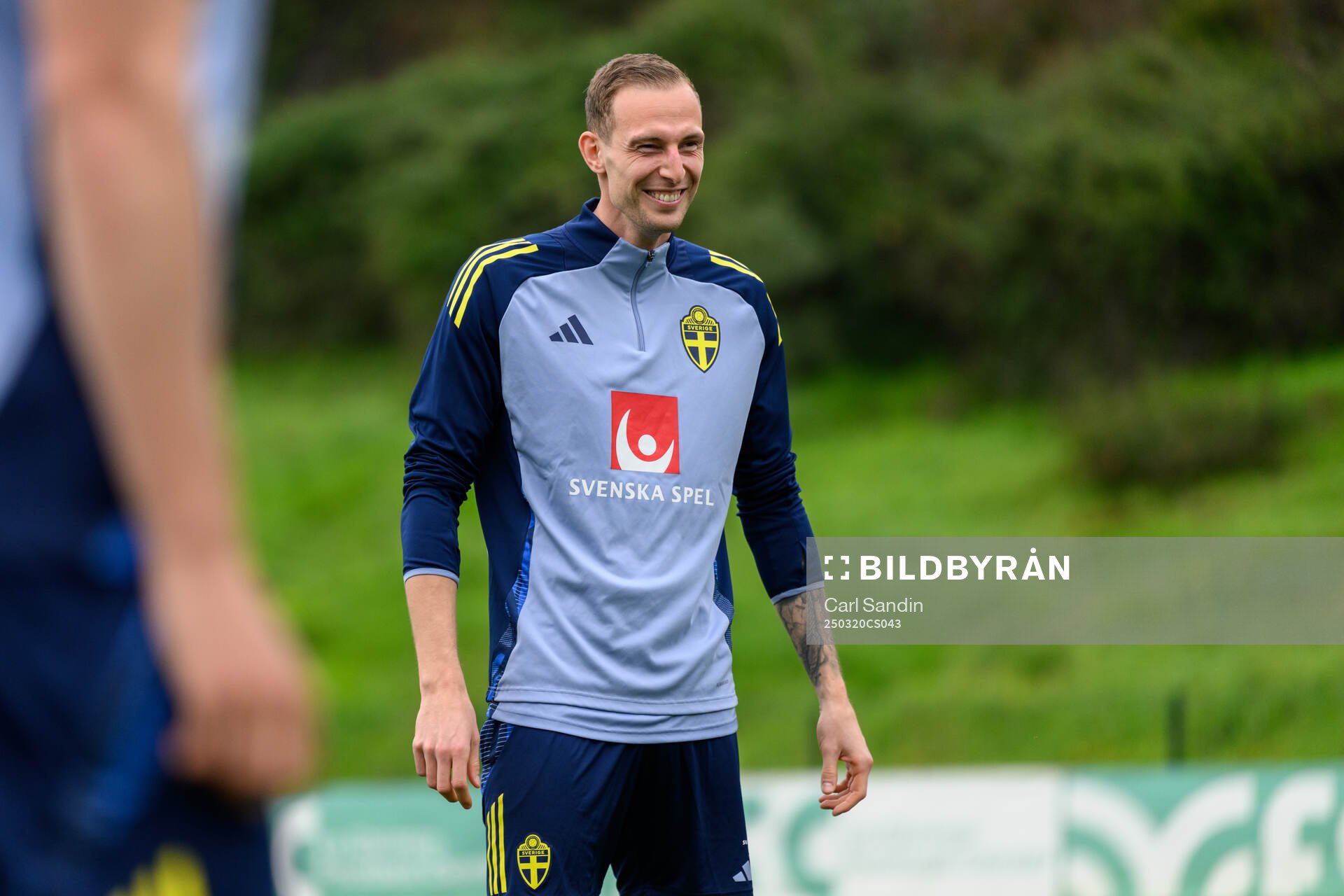 Gustaf Nilsson of the Swedish men's national football team