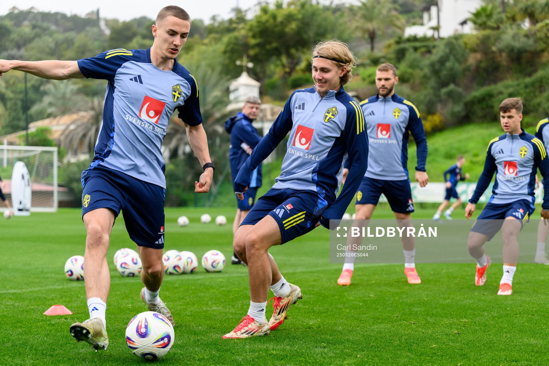Gustaf Lagerbielke and Sebastian Nanasi of the Swedish