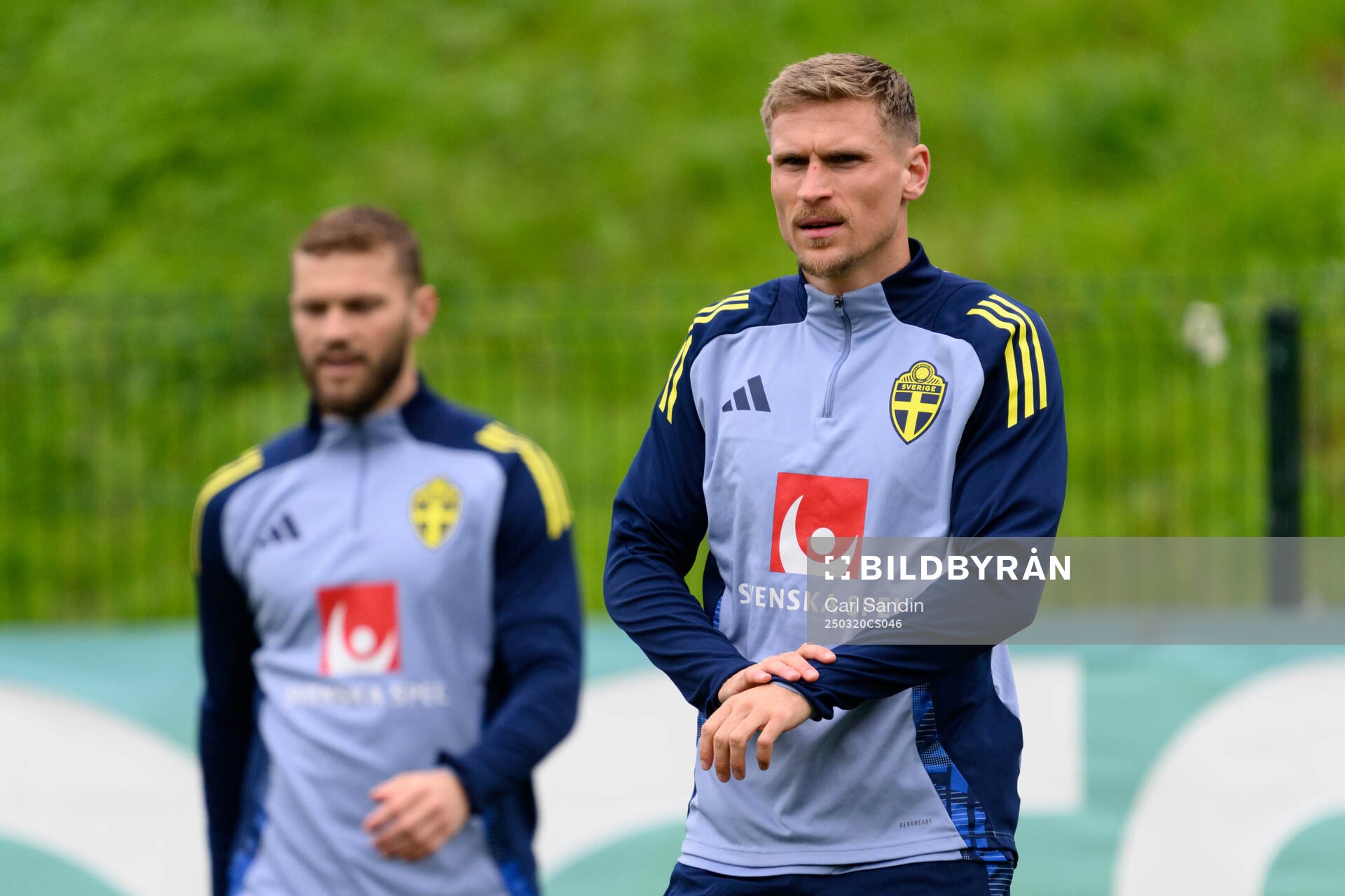 Carl Starfelt of the Swedish men's national football team