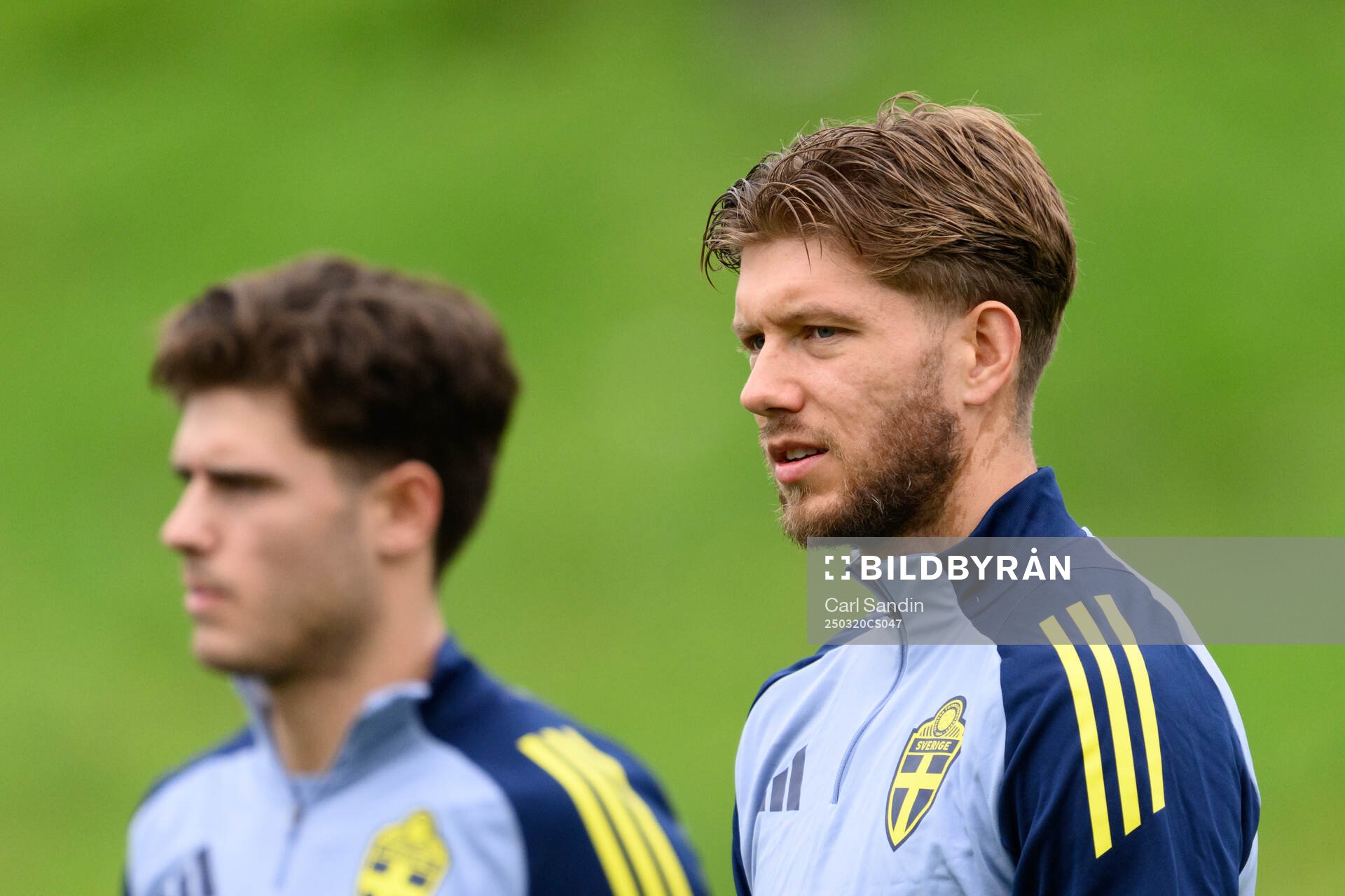 Anton Saletros of the Swedish men's national football team