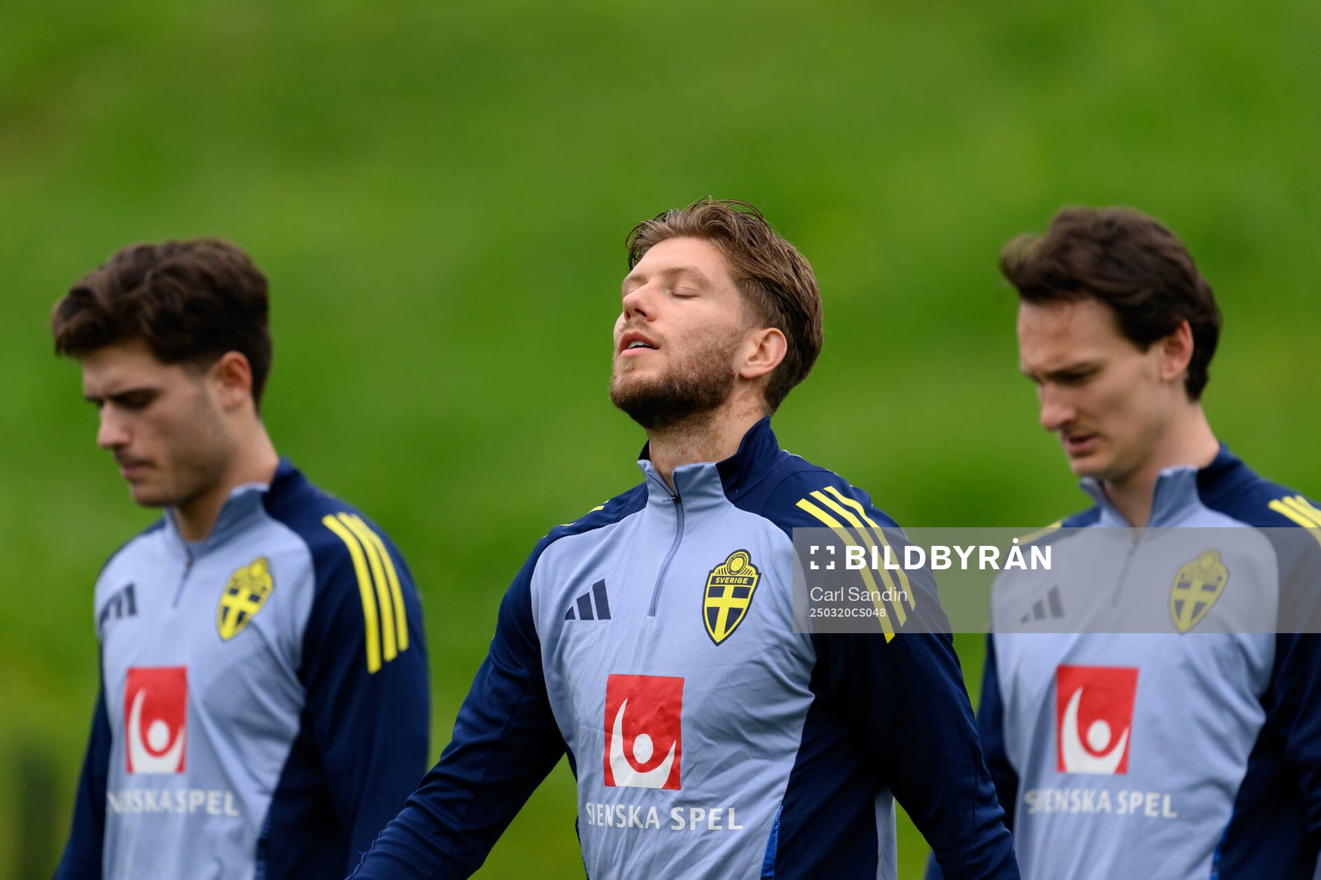 Anton Saletros of the Swedish men's national football team
