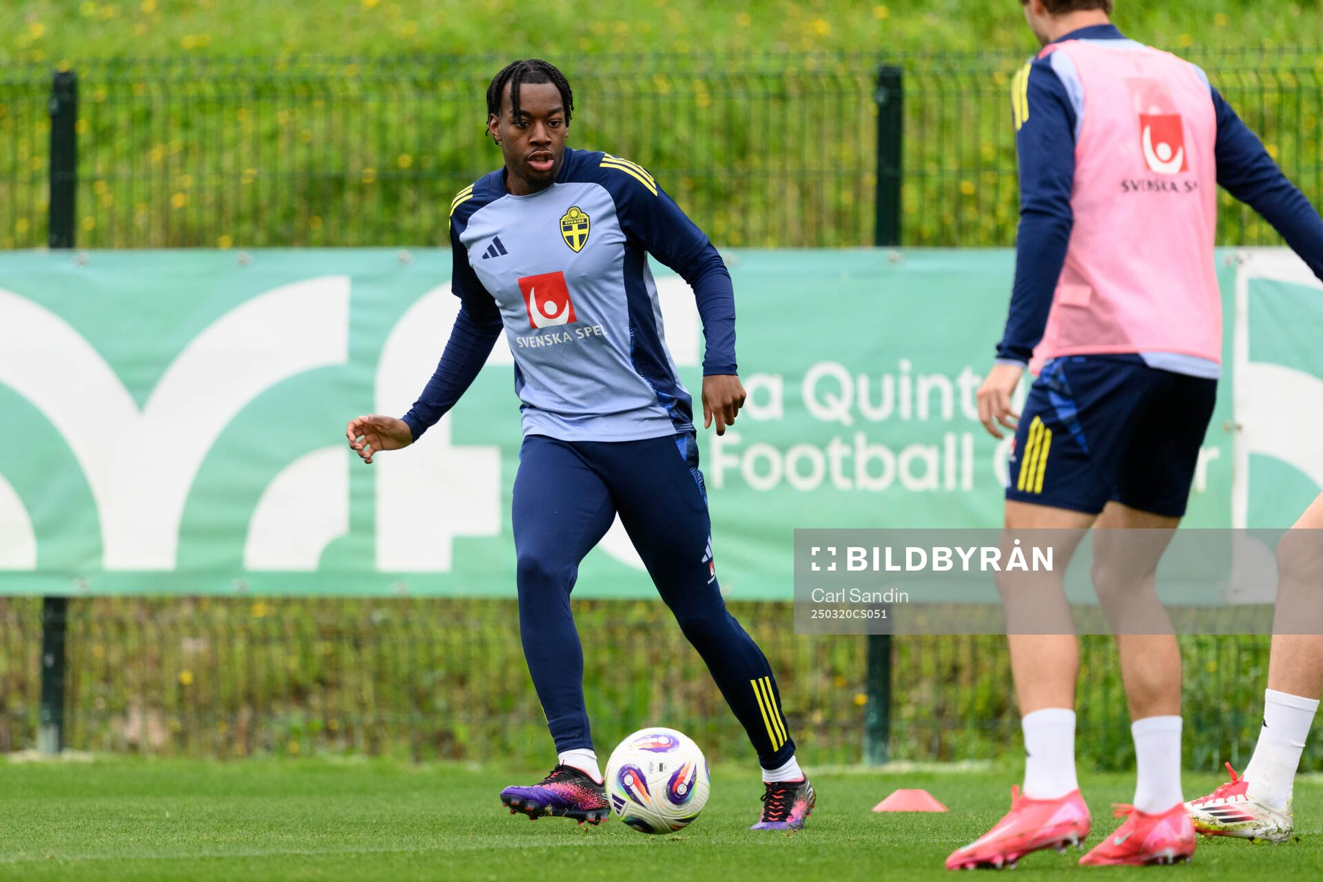 Anthony Elanga of the Swedish men's national football team