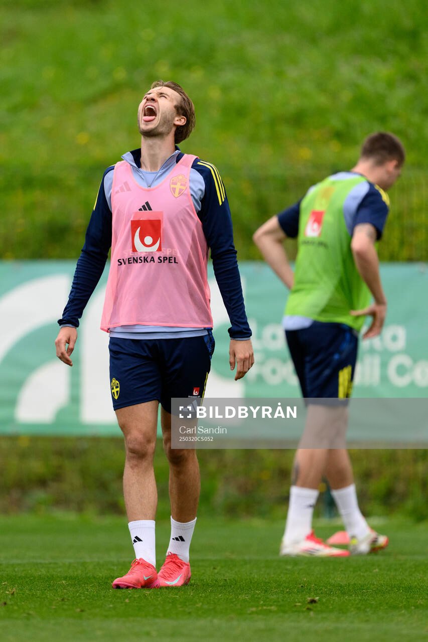 Benjamin Nygren of the Swedish men's national football team
