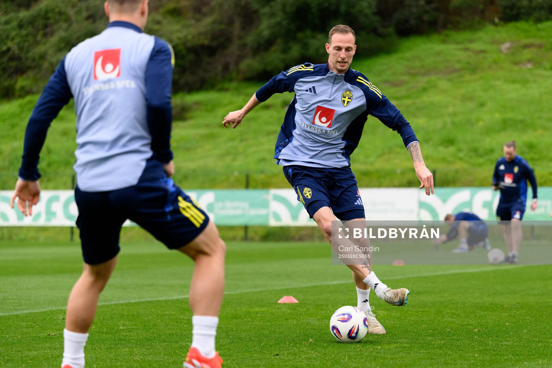 Gustaf Nilsson of the Swedish men's national football team