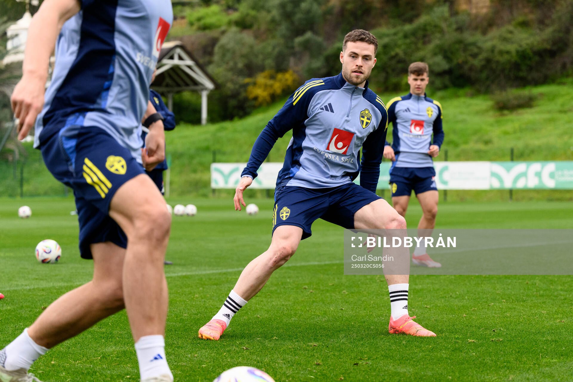 Gabriel Gudmundsson of the Swedish men's national football