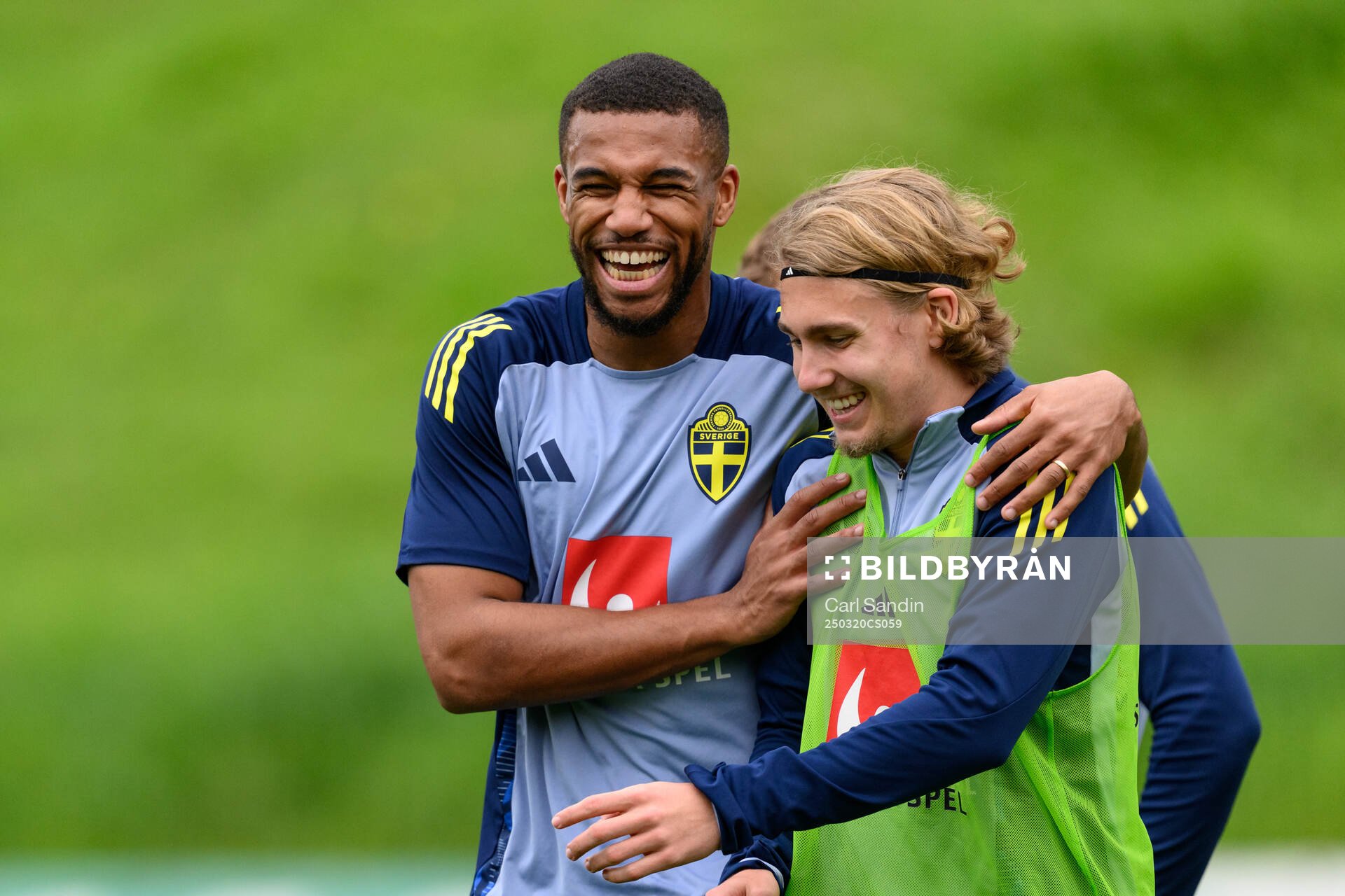 Isak Hien and Sebastian Nanasi of the Swedish men's