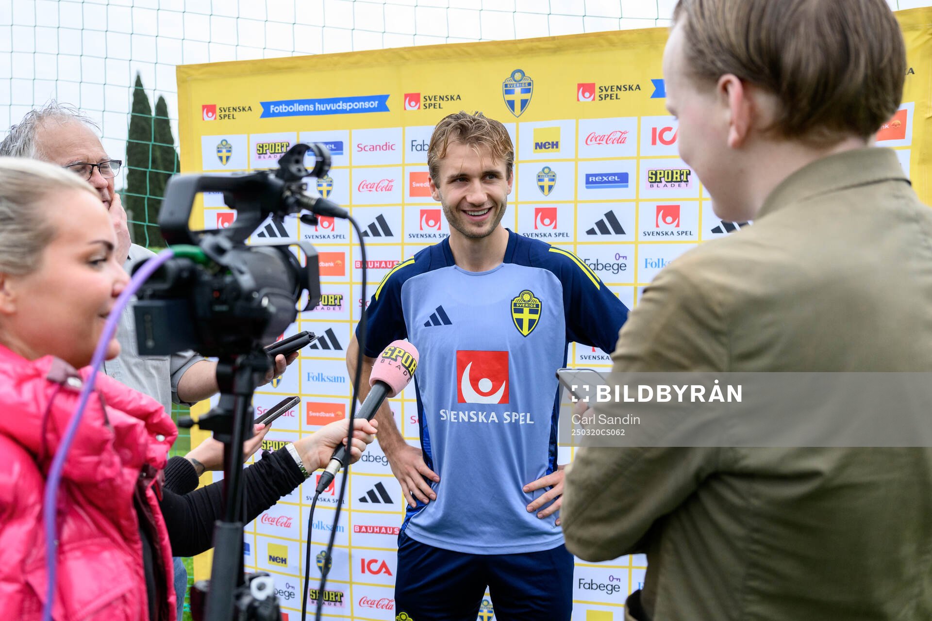 Benjamin Nygren of the Swedish men's national football team