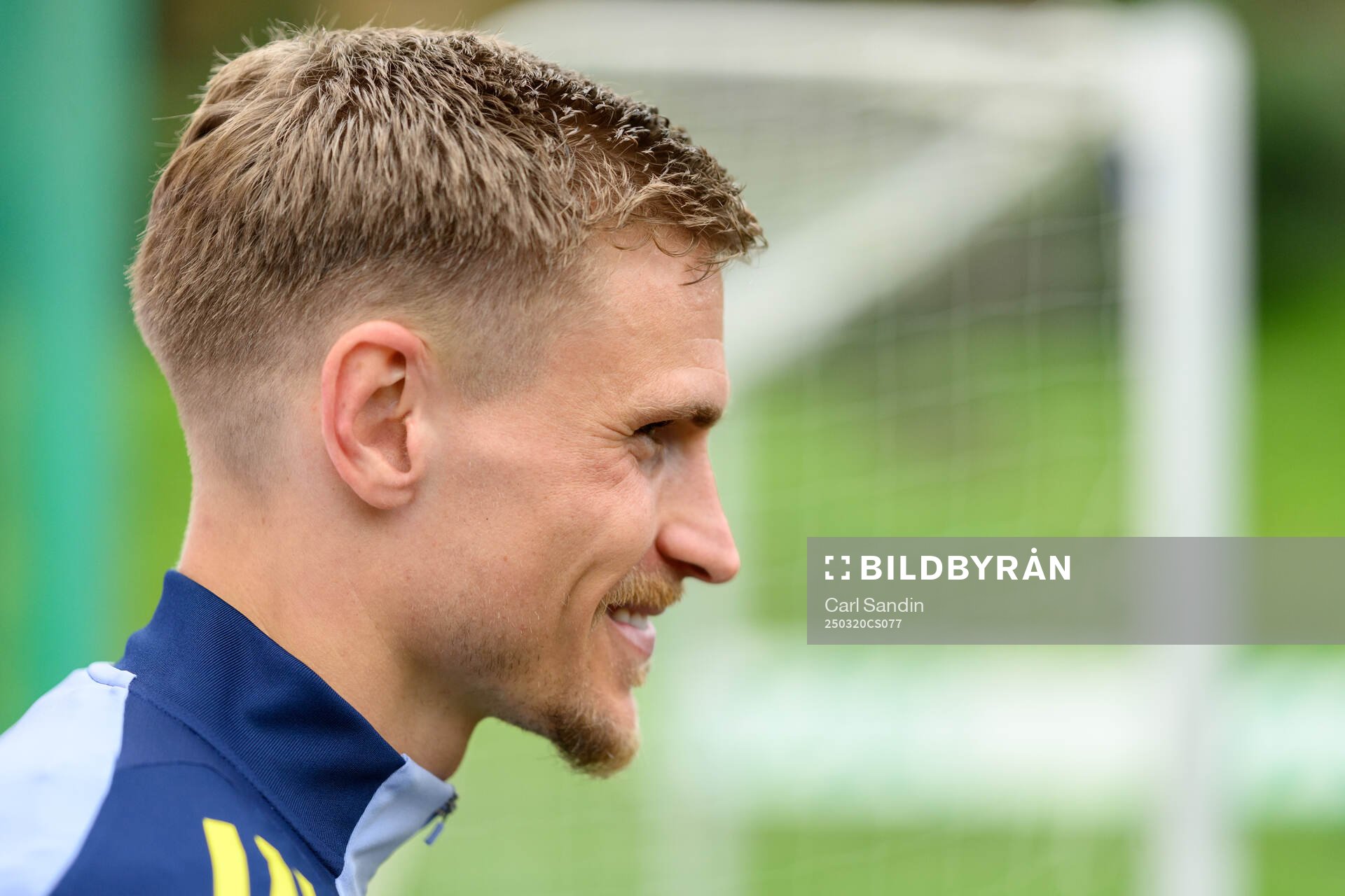 Carl Starfelt of the Swedish men's national football team