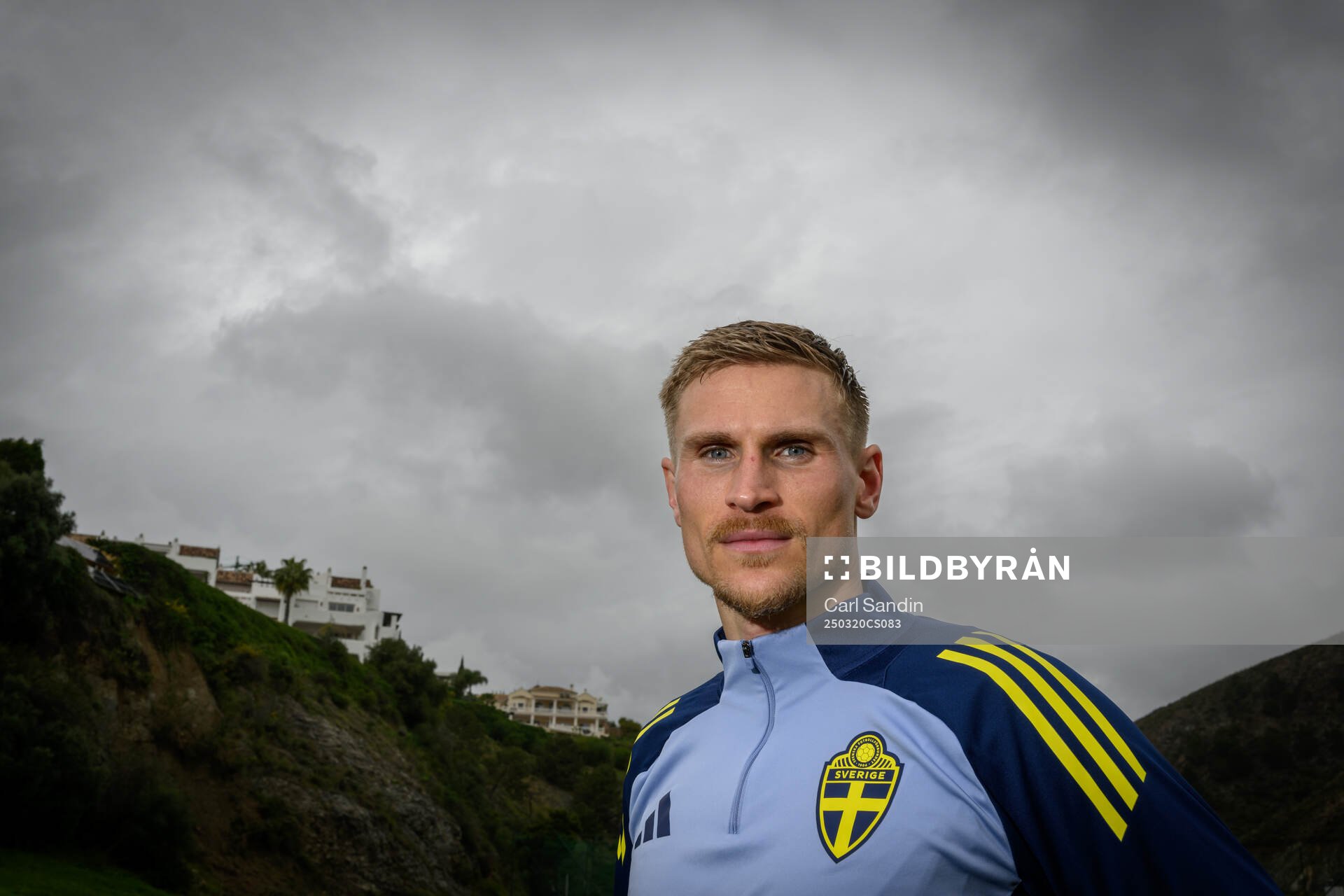 Carl Starfelt of the Swedish men's national football team