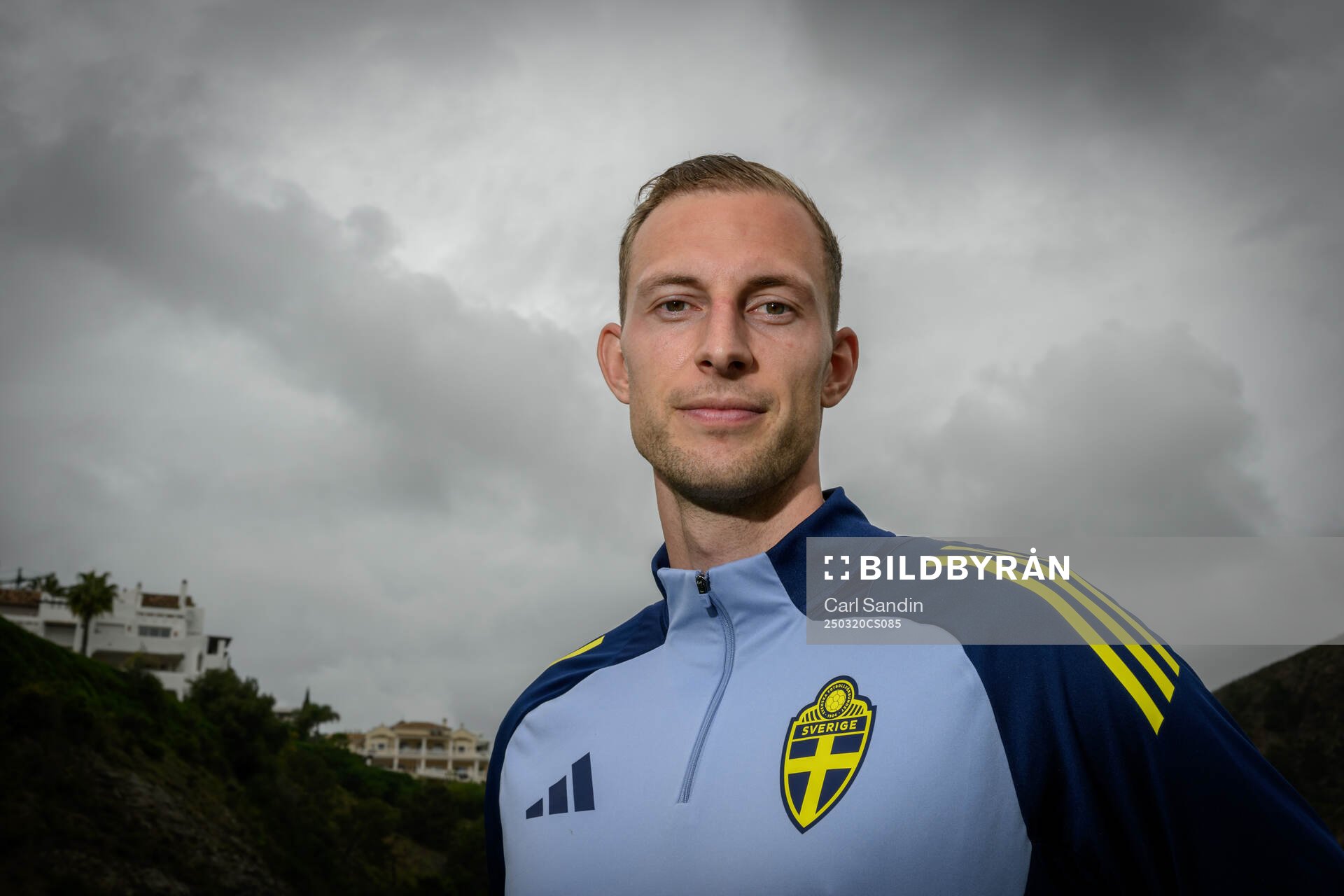 Gustaf Nilsson of the Swedish men's national football team