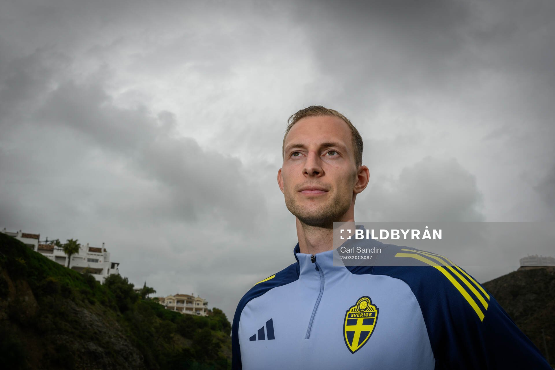 Gustaf Nilsson of the Swedish men's national football team