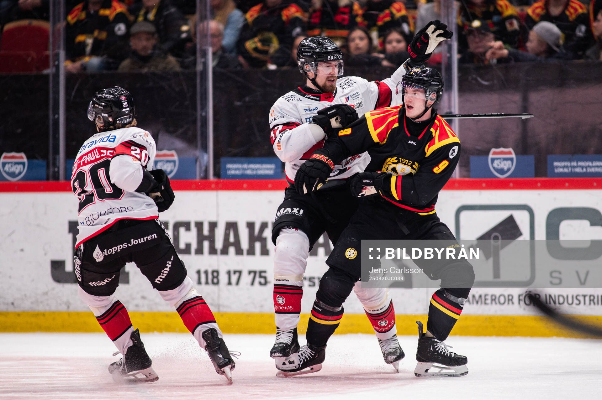 Malmö Redhawks Johan Ivarsson och Brynäs Victor